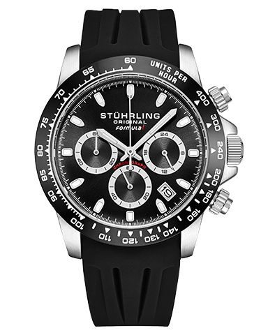 NWT Stuhrling Original Monaco Black Dial Men\'s Watch Stuhrling Men main image 3