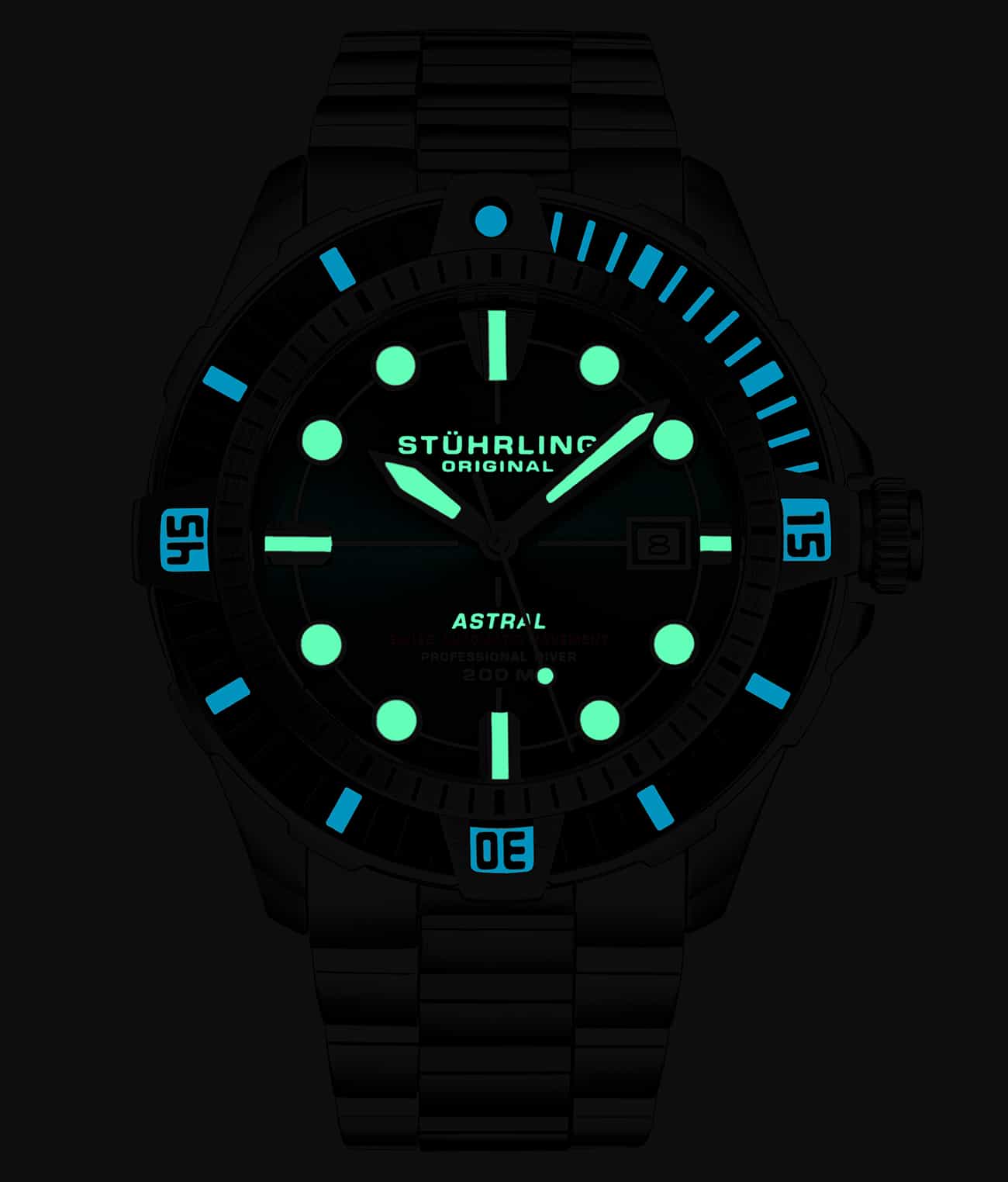 Swiss Automatic Astral 1005 45mm Watch