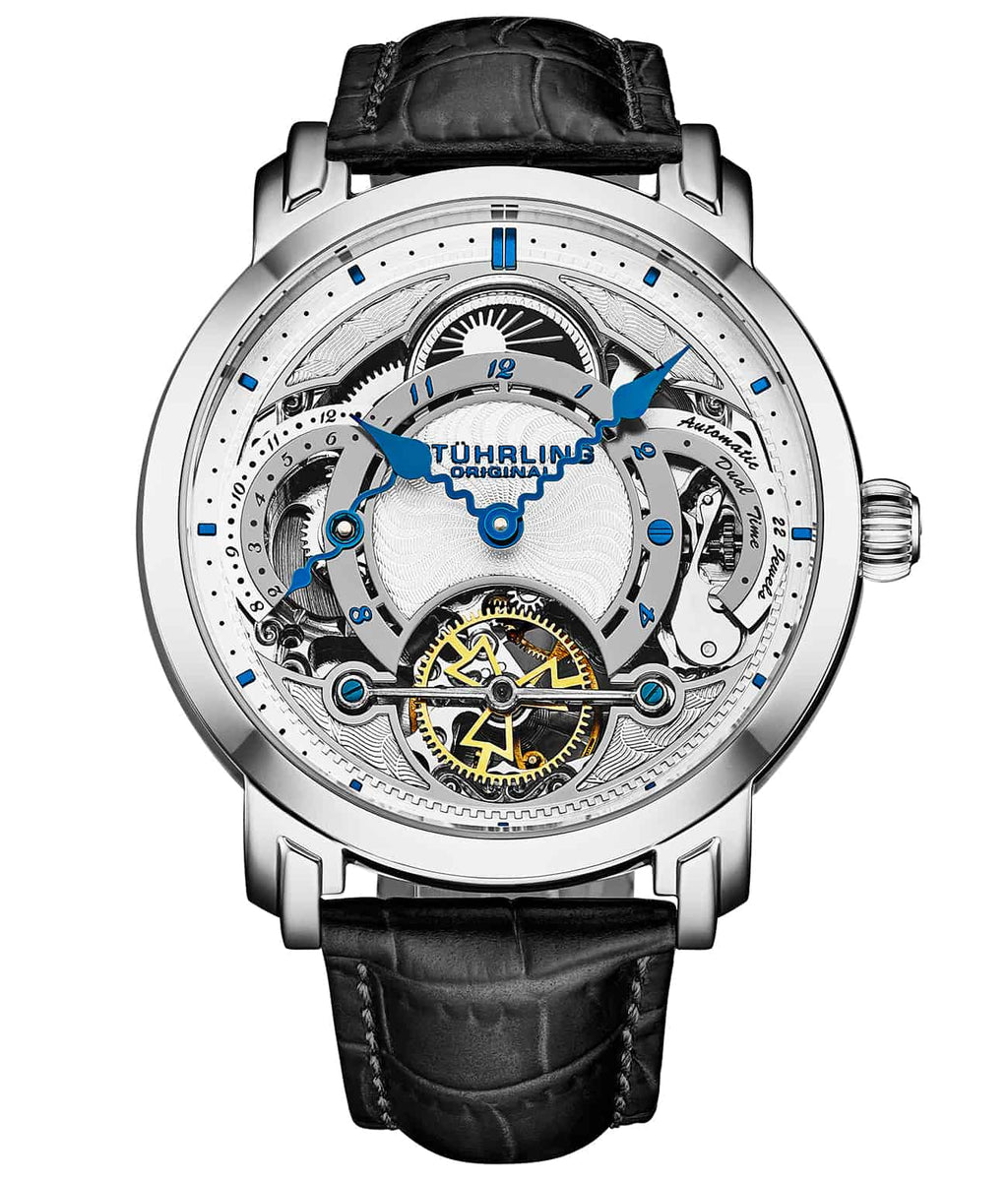 Stuhrling Original Magister 128 Automatic hotsell 41mm Skeleton Watch