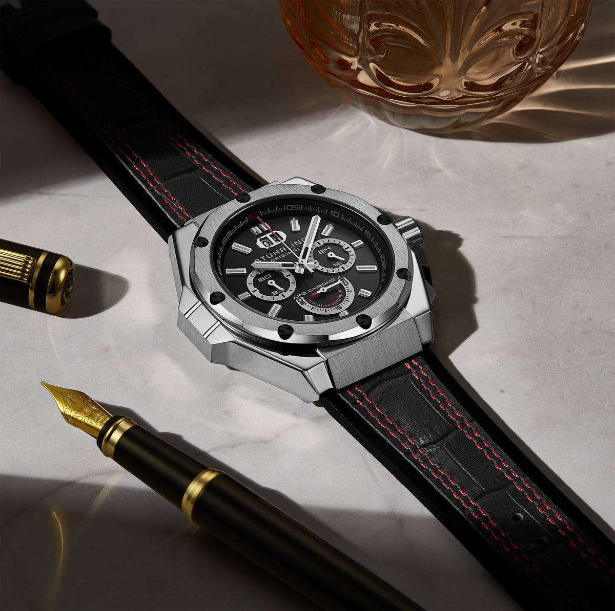 Stührling APO Chrono X 1018 44mm Timepiece