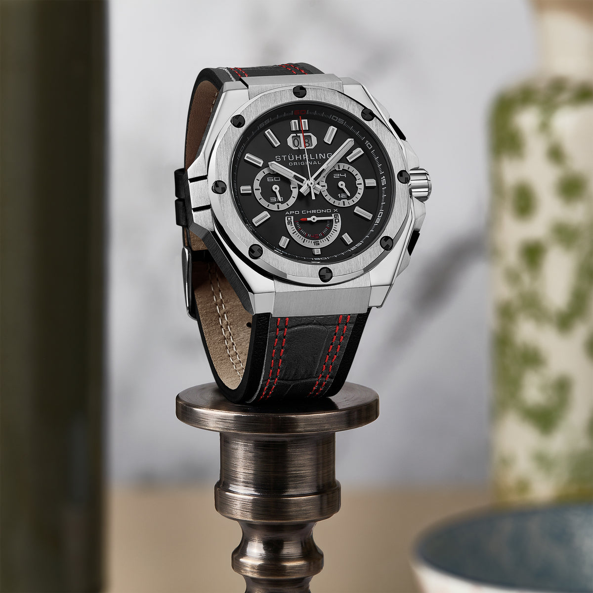 Stührling APO Chrono X 1018 44mm Timepiece