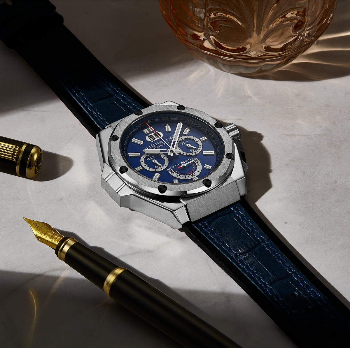 Stührling APO Chrono X 1018 44mm Timepiece
