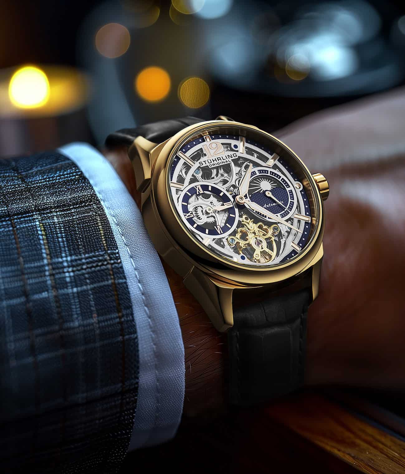 Vanguard 1019 Dual Time Automatic 42mm Skeleton