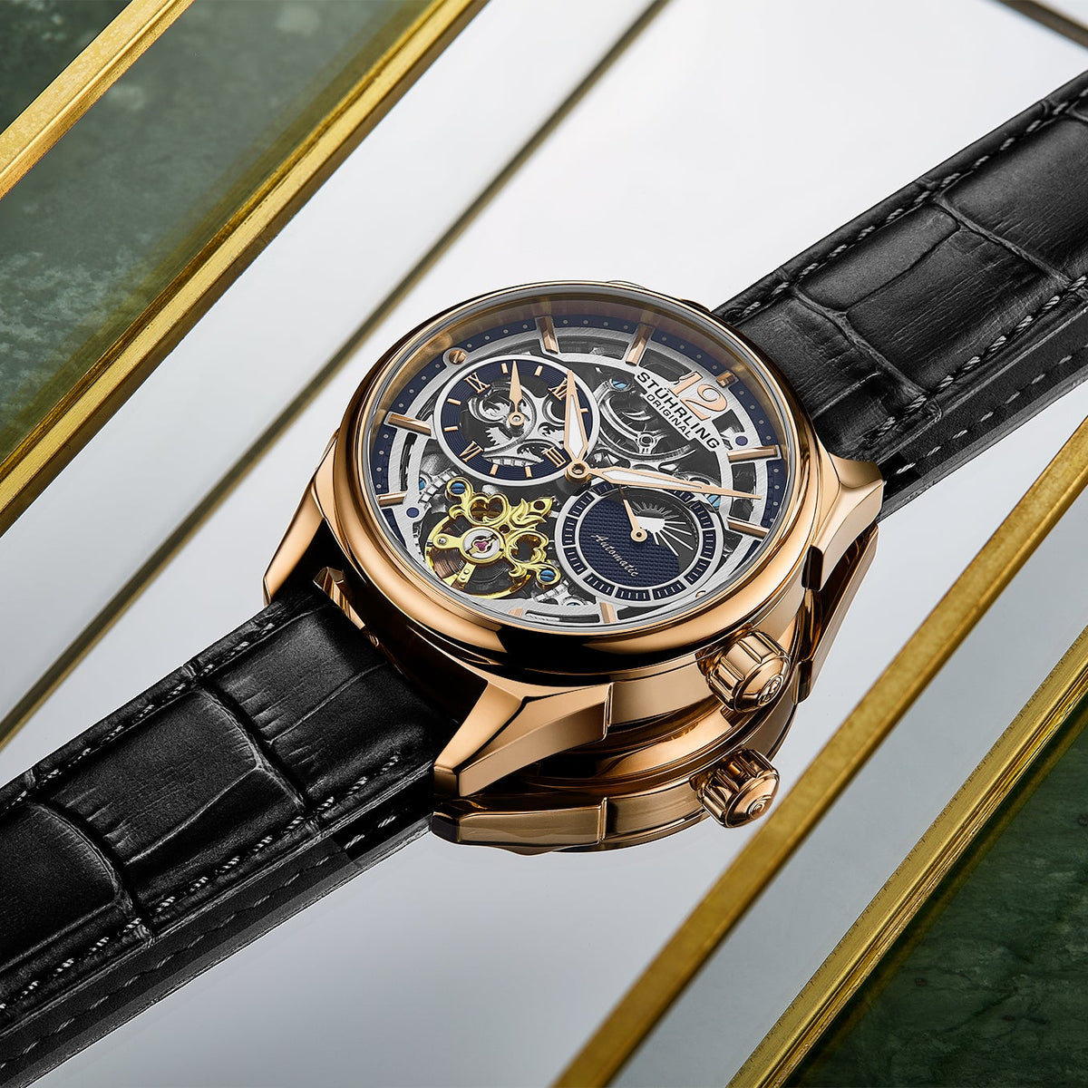 Vanguard 1019 Dual Time אוטומטי 42 מ"מ שלד