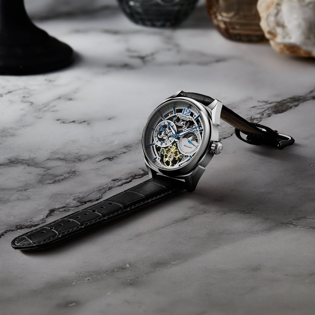 Vanguard 1019 Dual Time אוטומטי 42 מ"מ שלד