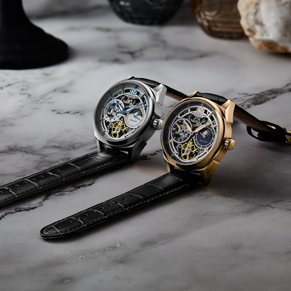 Vanguard 1019 Dual Time אוטומטי 42 מ"מ שלד