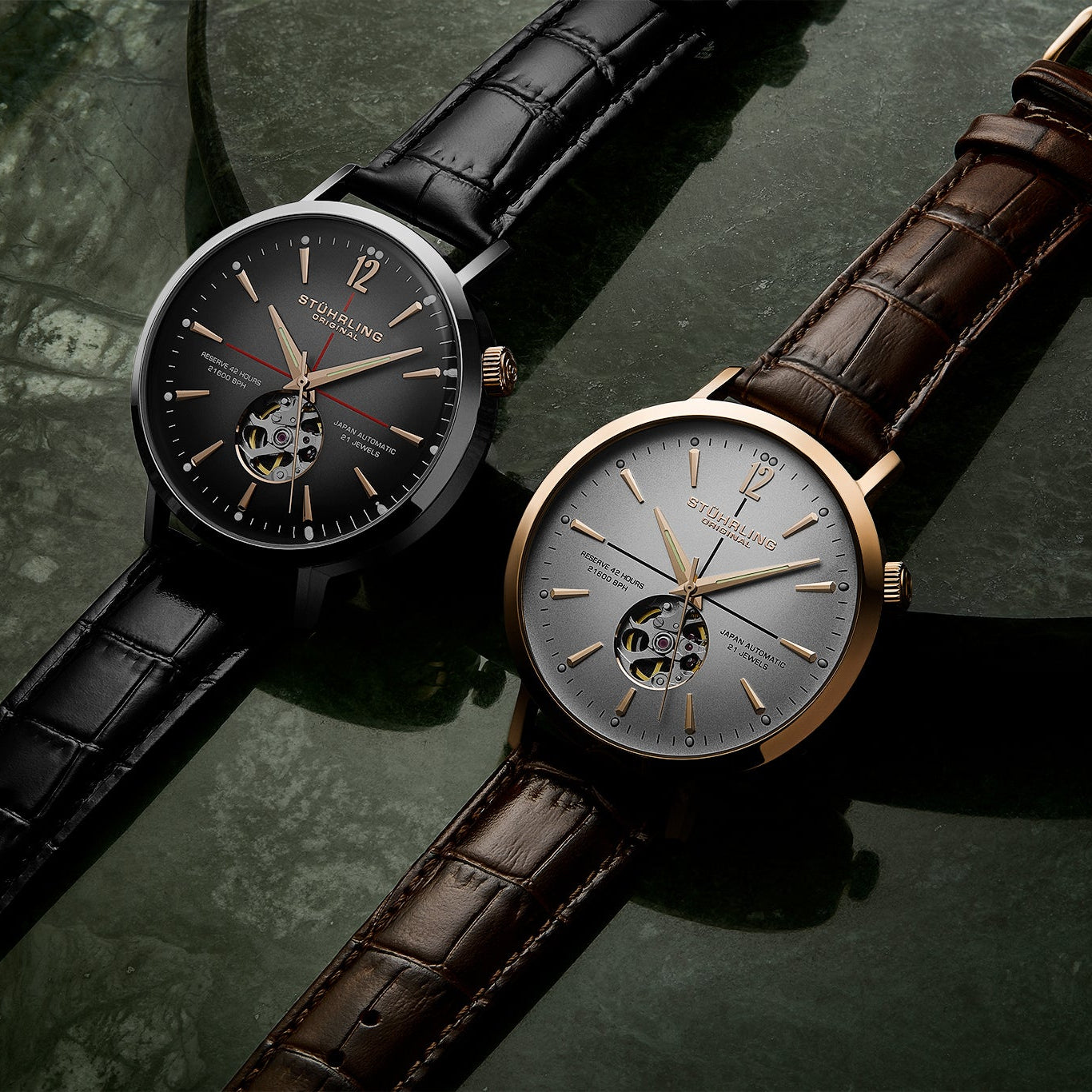Stührling Quasar Skeleton 1021 Automatic 42mm