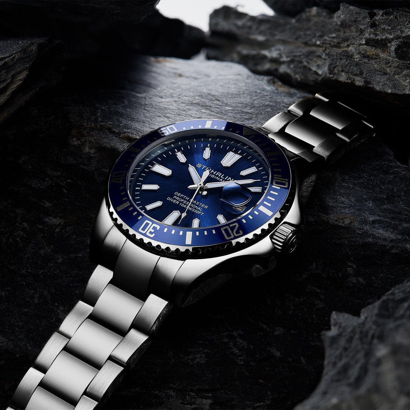 Stührling Depthmaster 3950A Quartz 42mm Diver