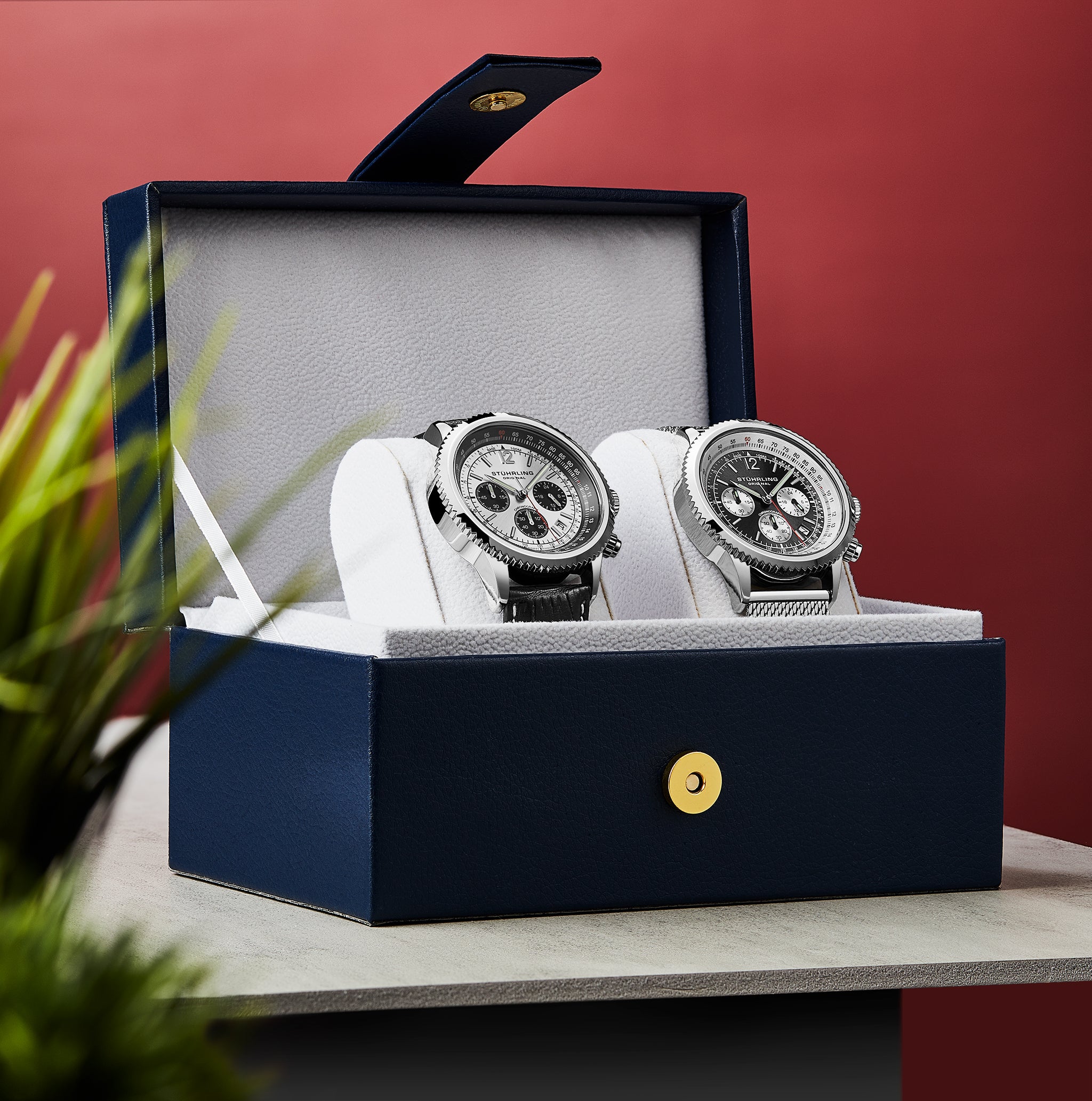 Stührling Turbine 4015 44mm Chronograph