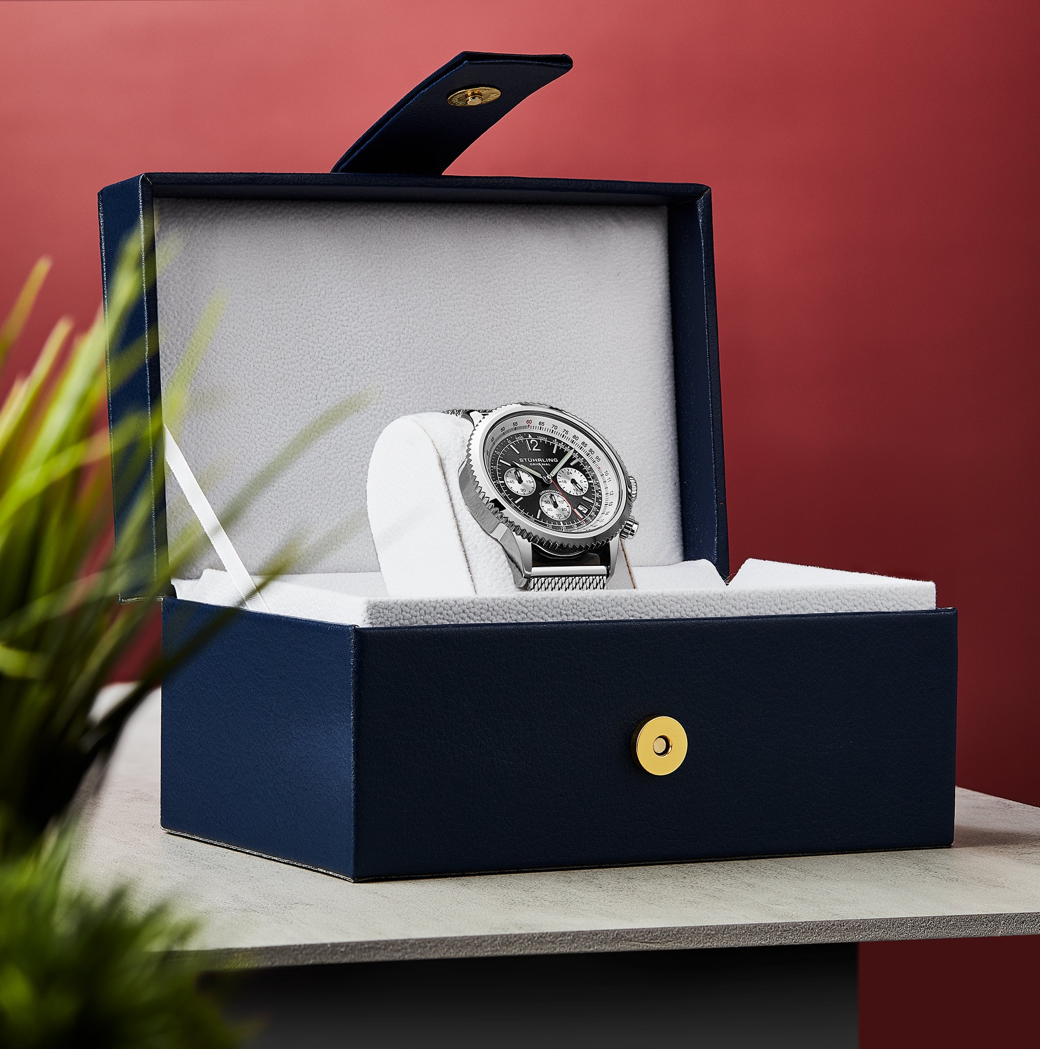 Stührling Turbine 4015 44mm Chronograph