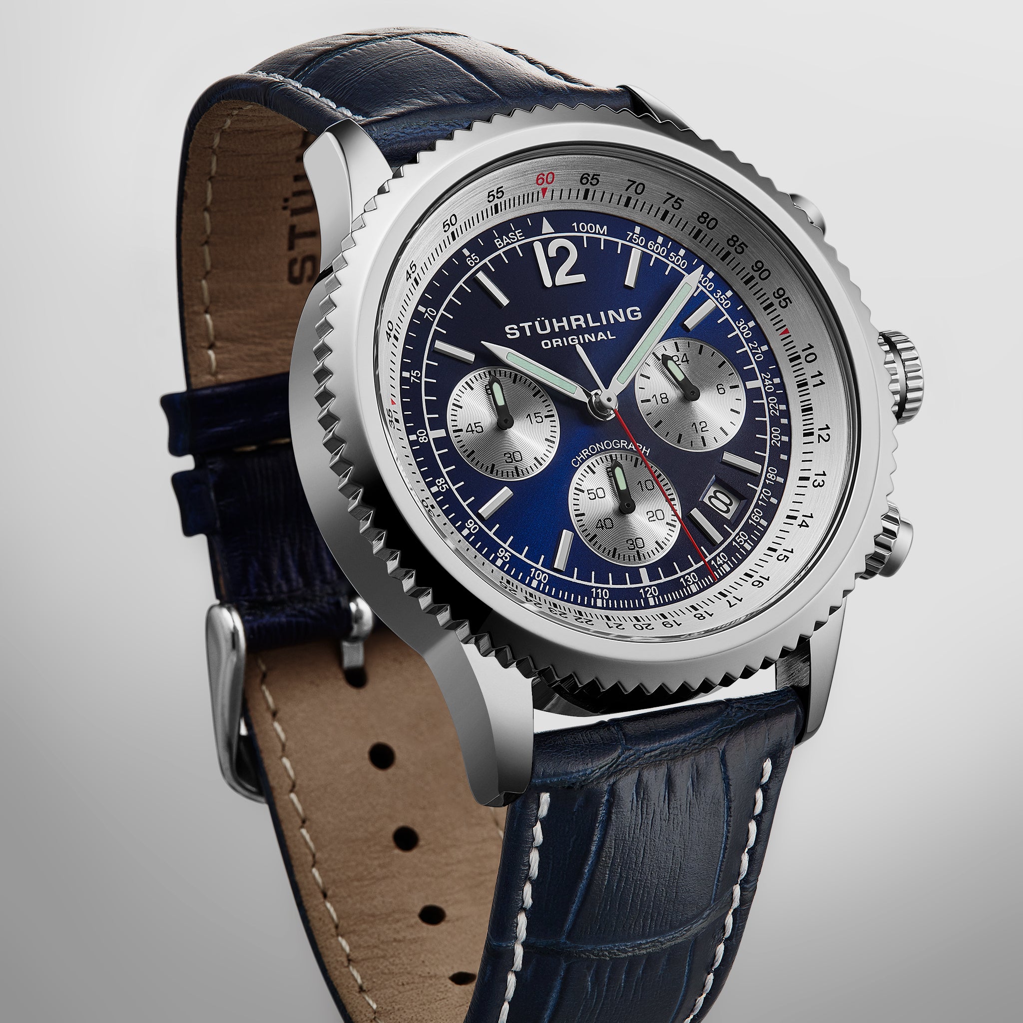 Stührling Turbine 4015 44mm Chronograph