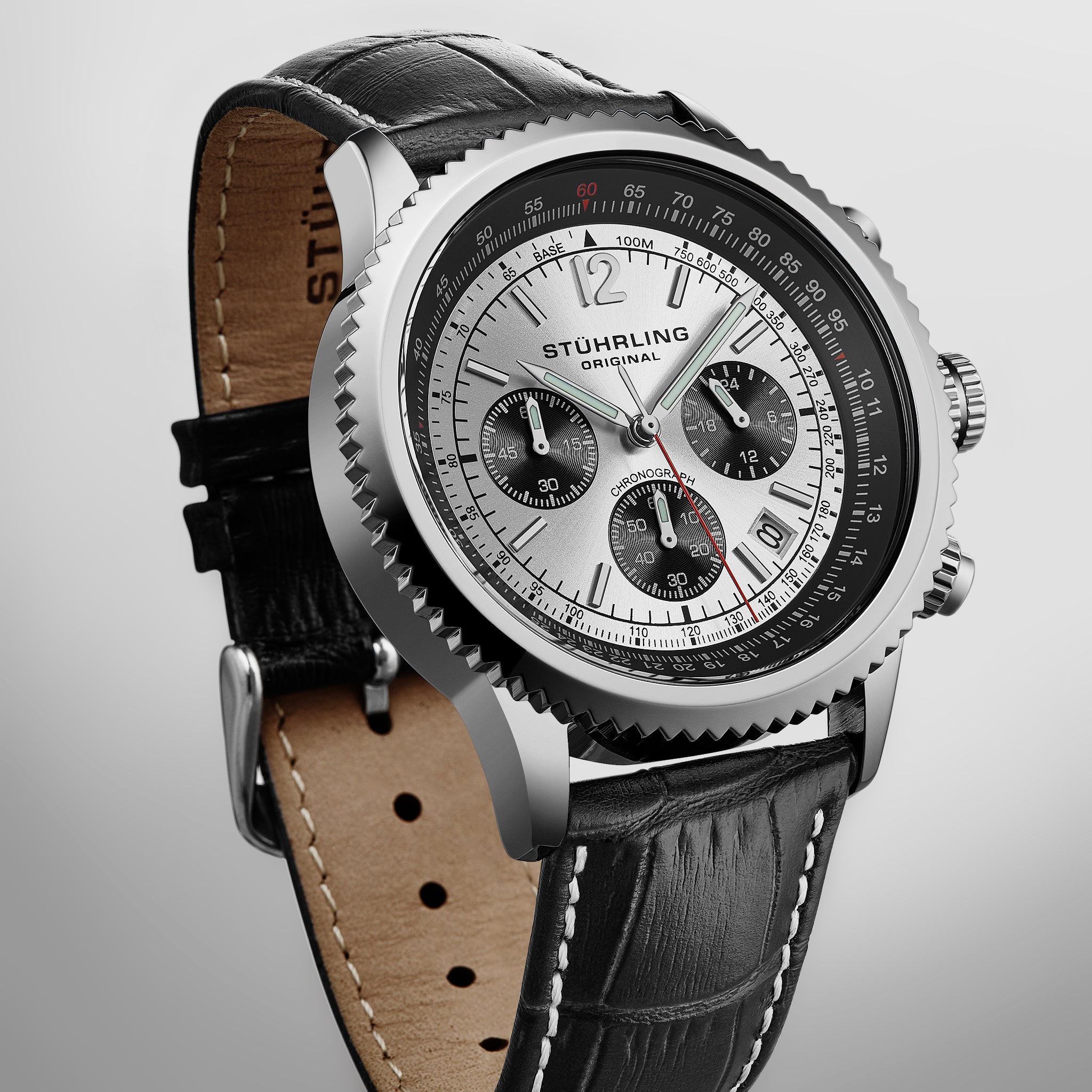 Stührling Turbine 4015 44mm Chronograph