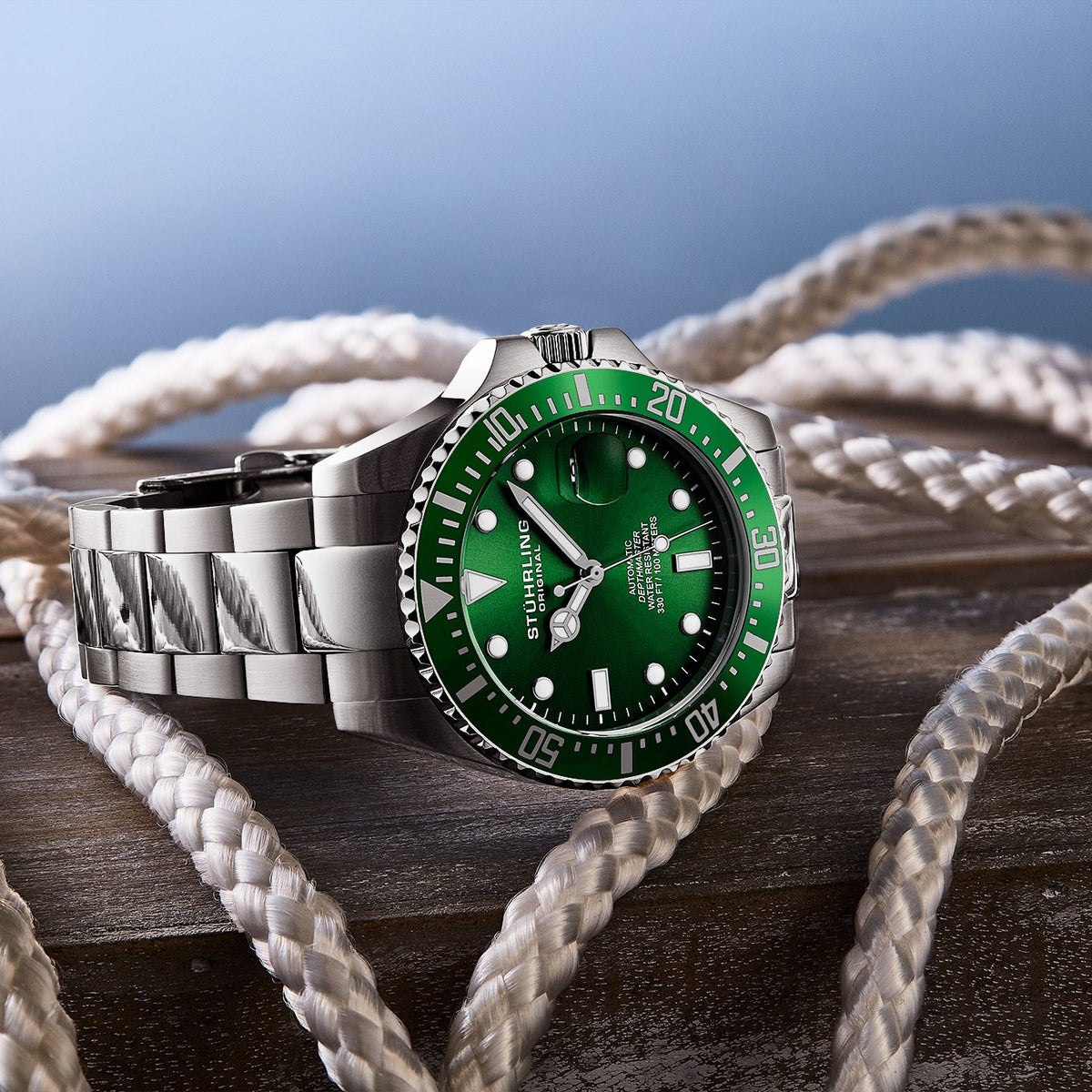 Stührling Japanese Automatic Depthmaster 4048 42mm Diver
