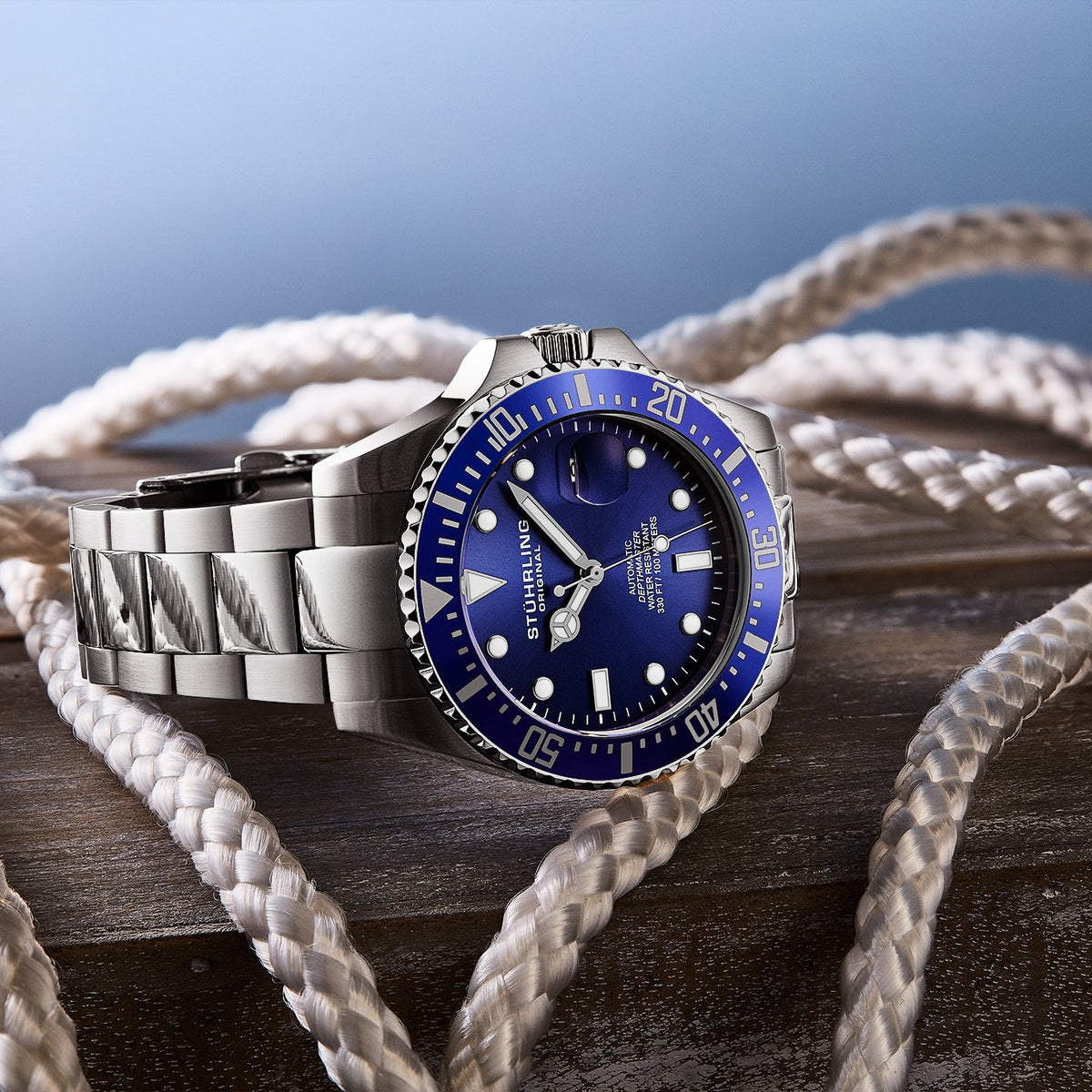 Stührling Japanese Automatic Depthmaster 4048 42mm Diver
