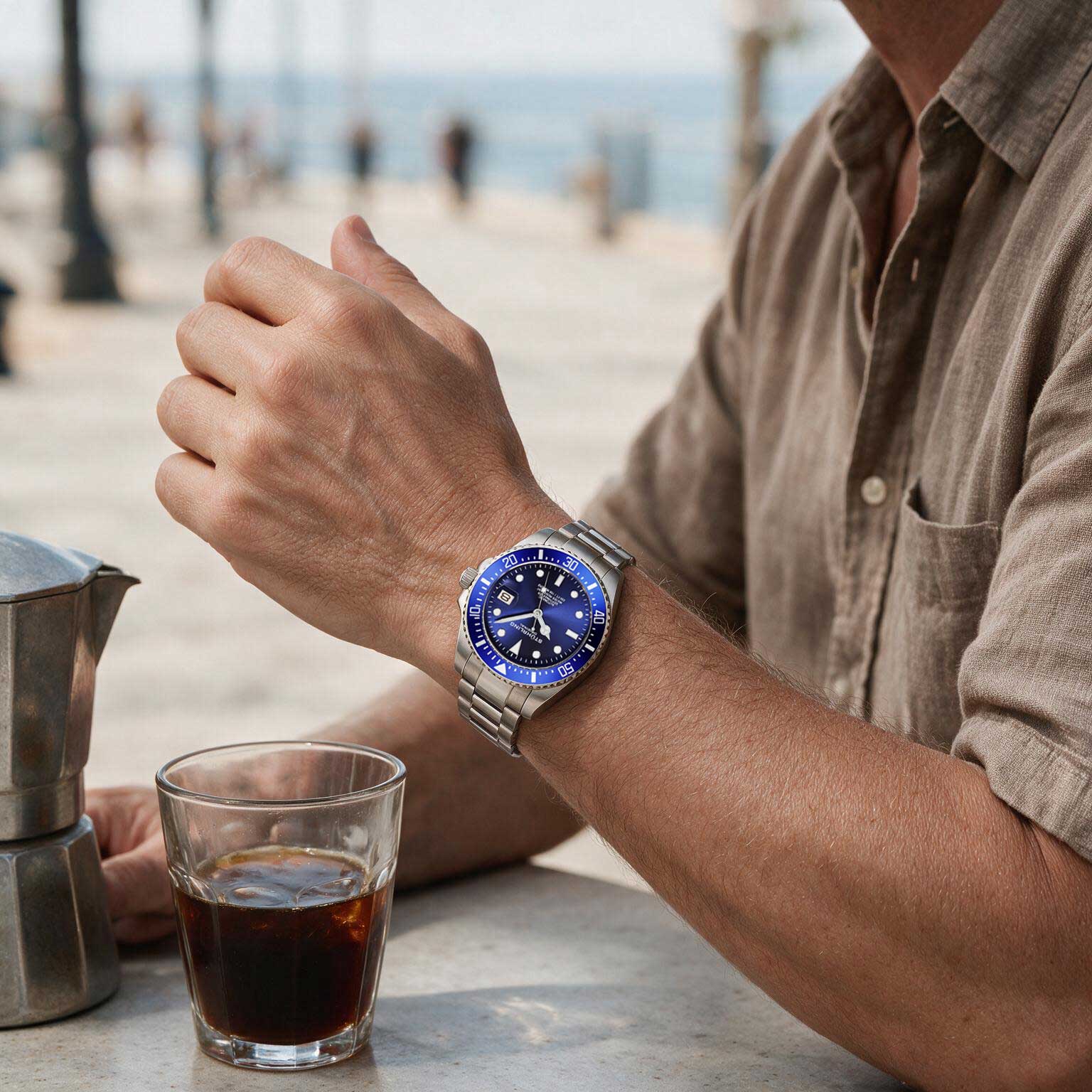יפני אוטומטי Depthmaster 4048 42mm Diver