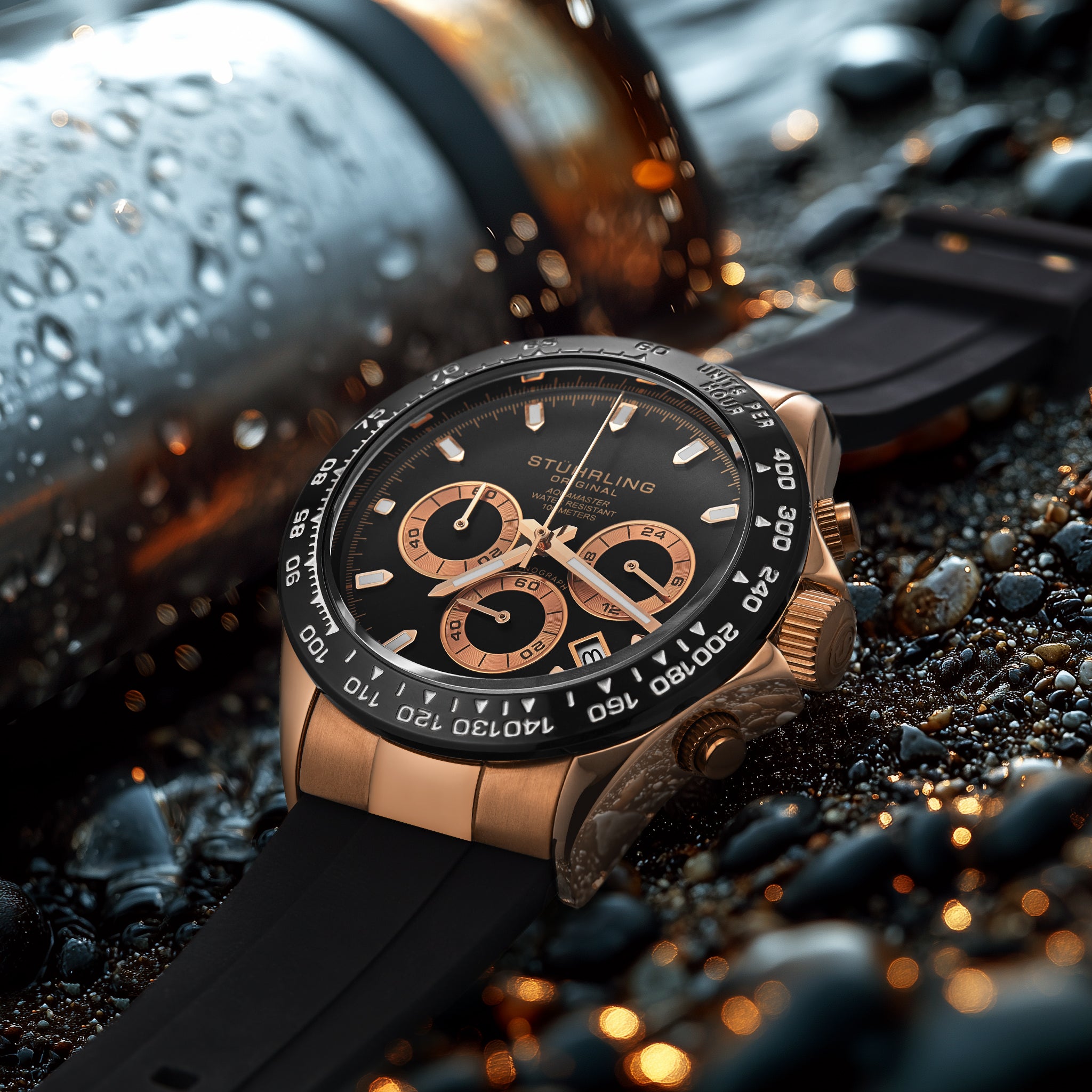 Stührling Aquamaster Chronograph Watch 42mm