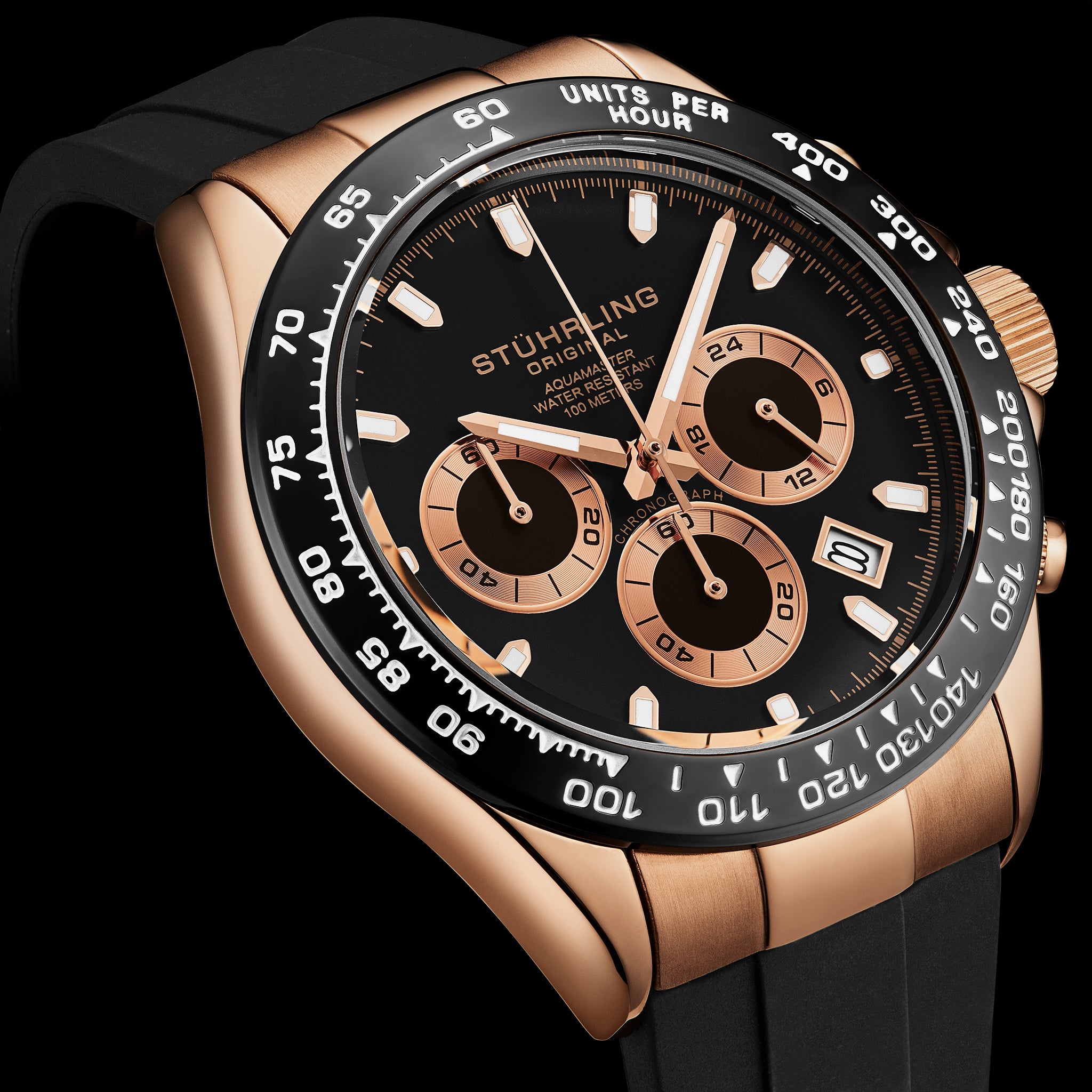 Stührling Aquamaster Chronograph Watch 42mm