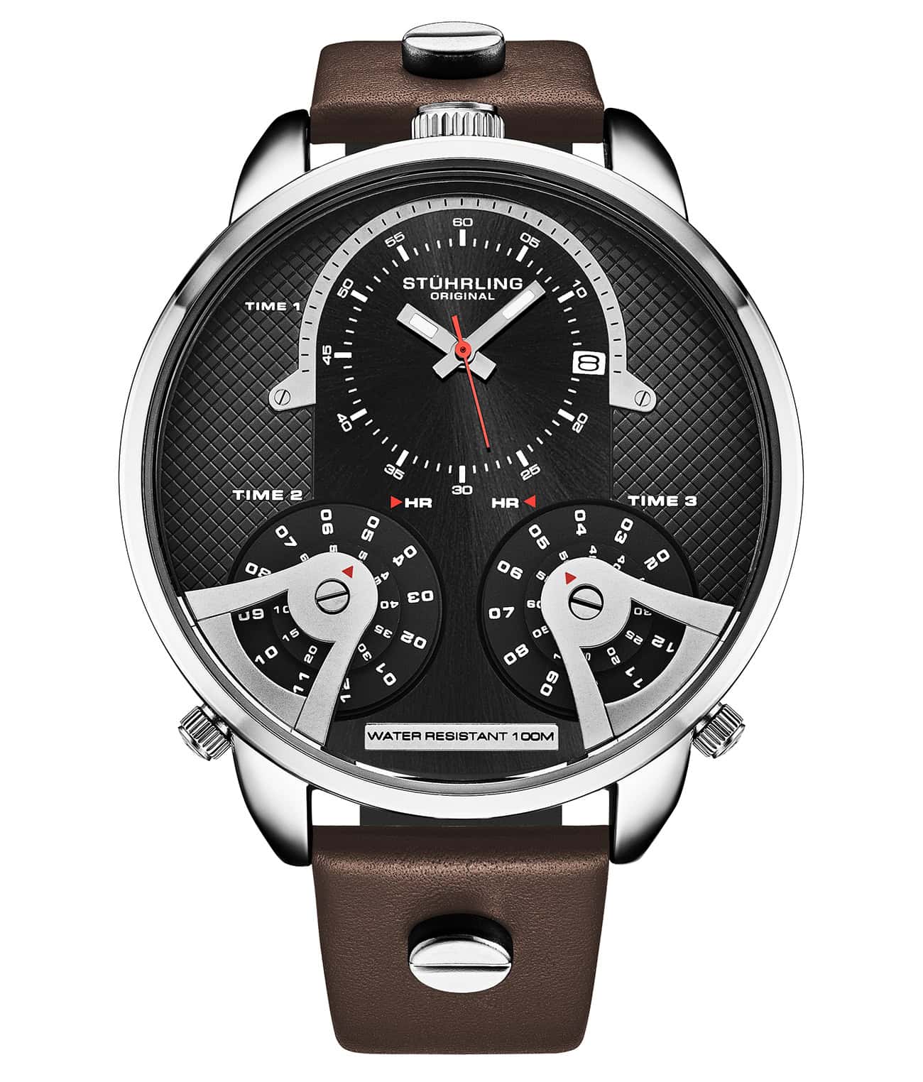 TerraTime Triple-Time Quartz 50mm