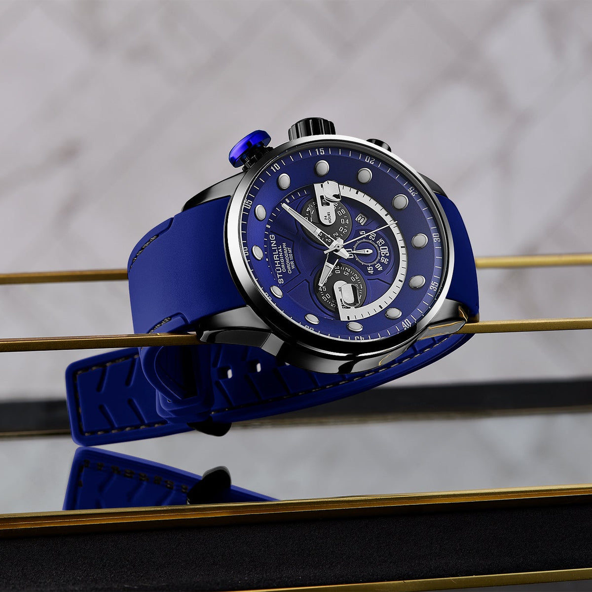 Stührling Aquatic Force 4053 Chronograph 50mm