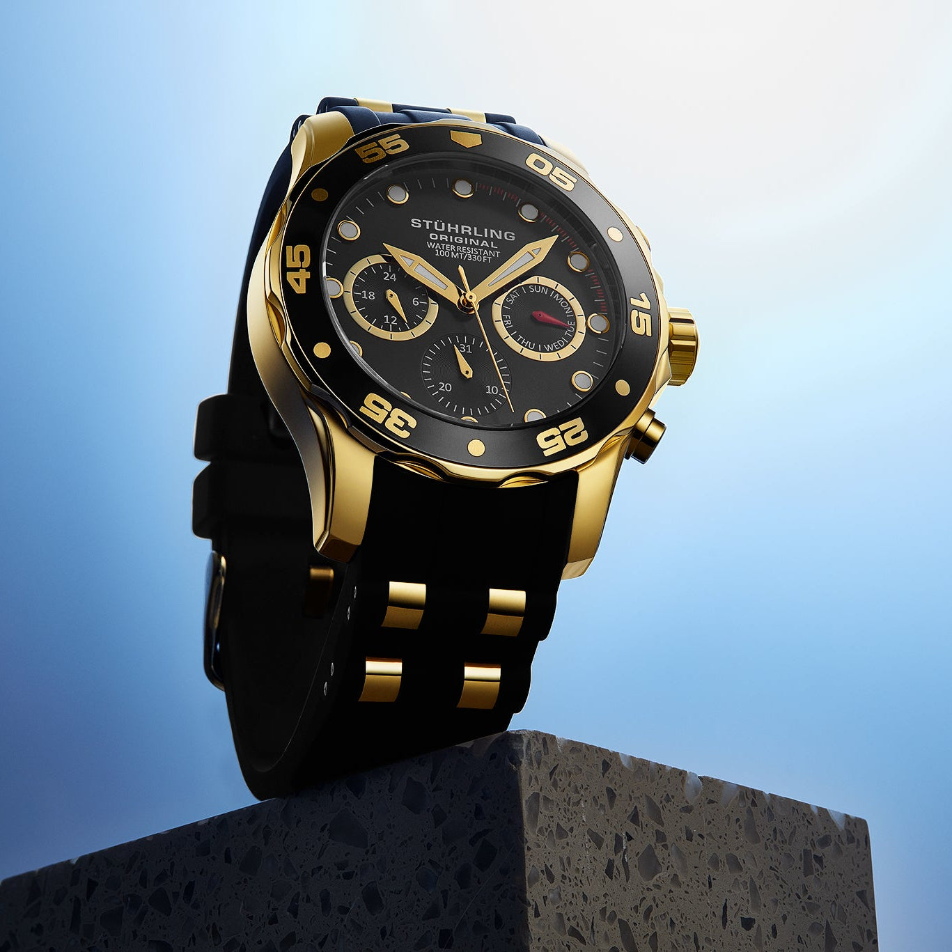 Stührling Regal 4059 Quartz Chronograph 44mm