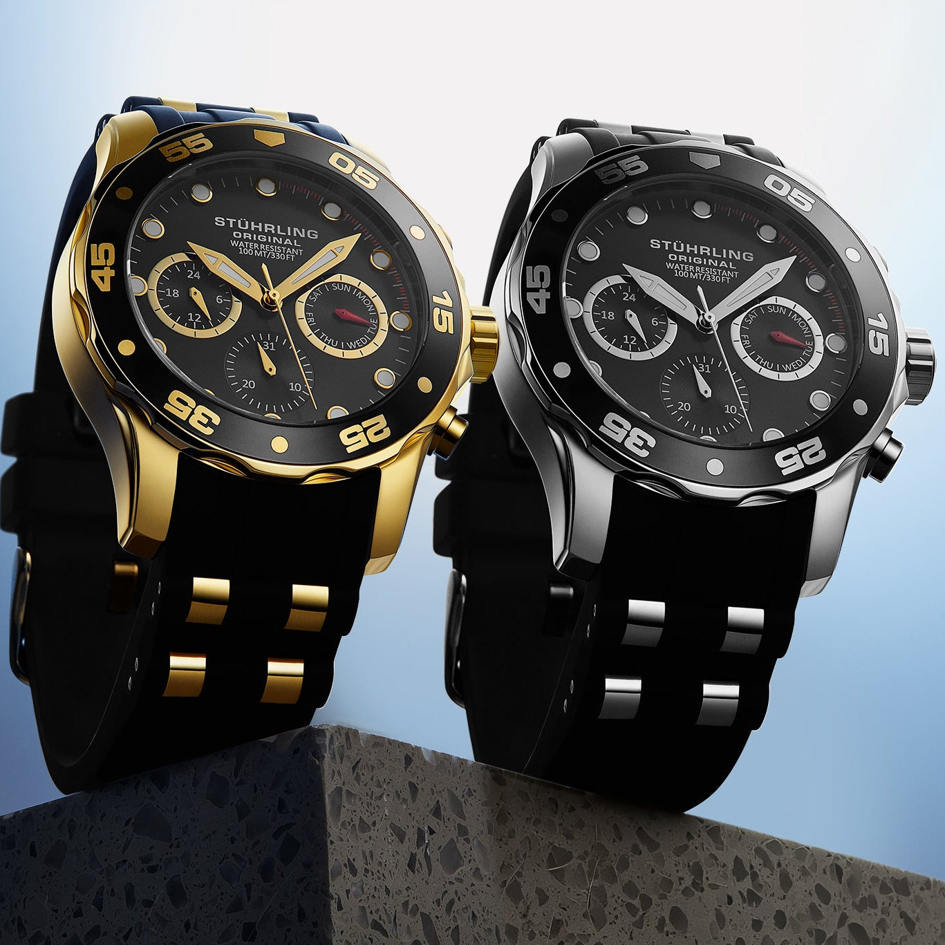 Stührling Regal 4059 Quartz Chronograph 44mm