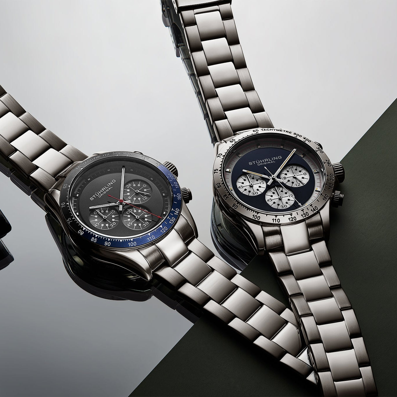 Stührling Chronomark 4066 Mens 40mm