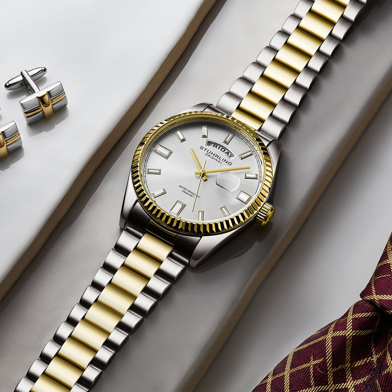 Stührling Sovrano 4070 Luxury Watch 42mm