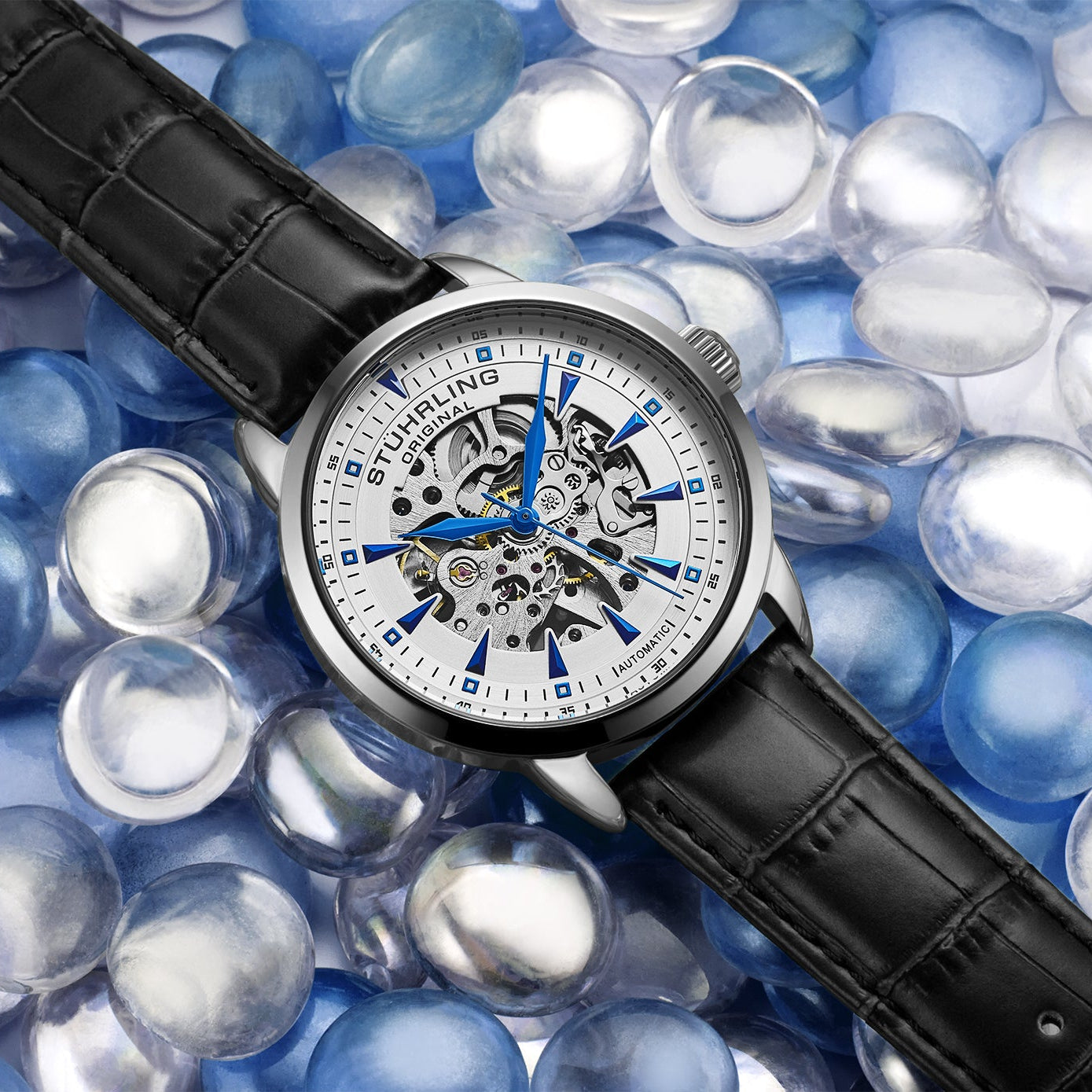 Stührling Executive Reserve 4071 Mens Watch 44mm