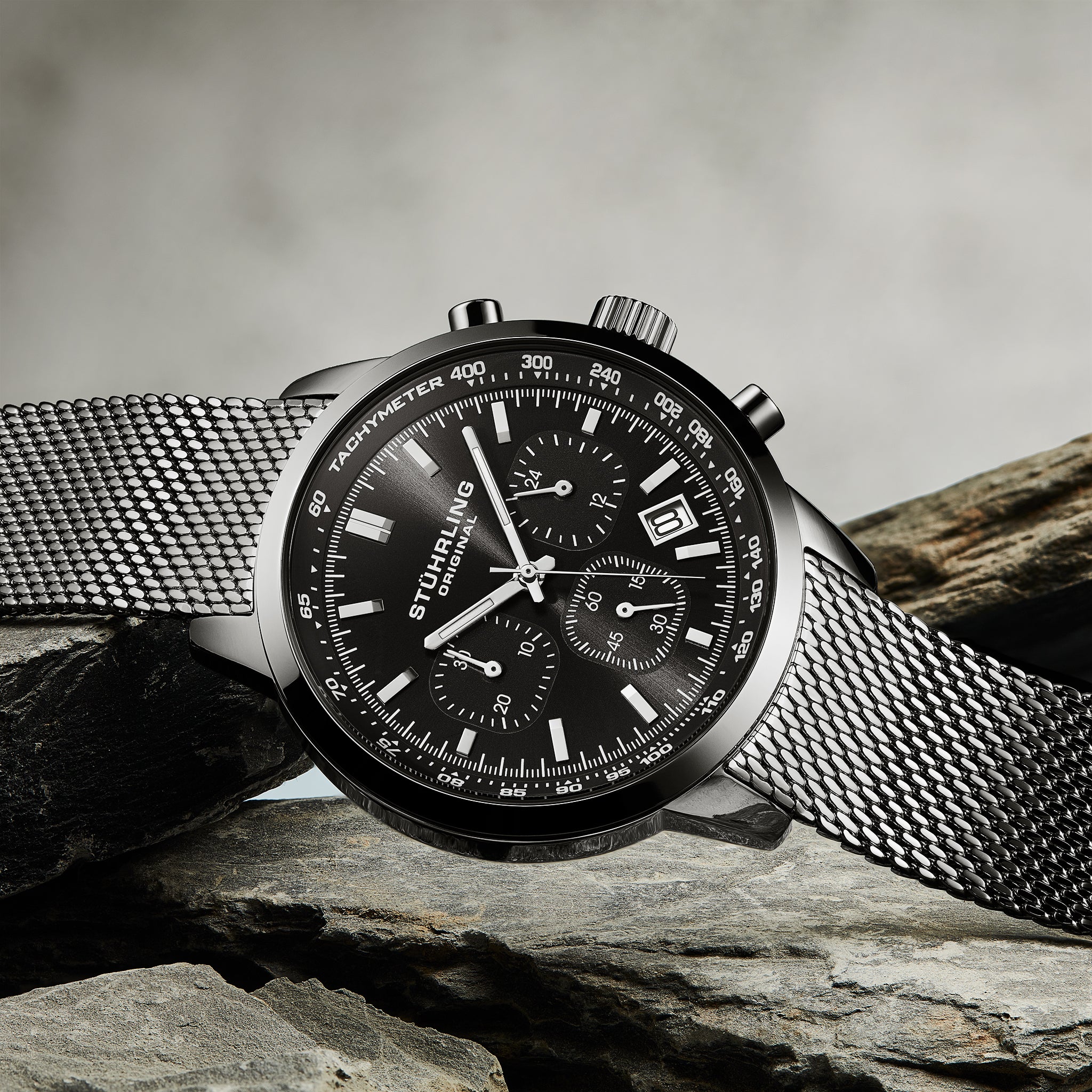 Stührling Chronoport 4082 Men's 44mm