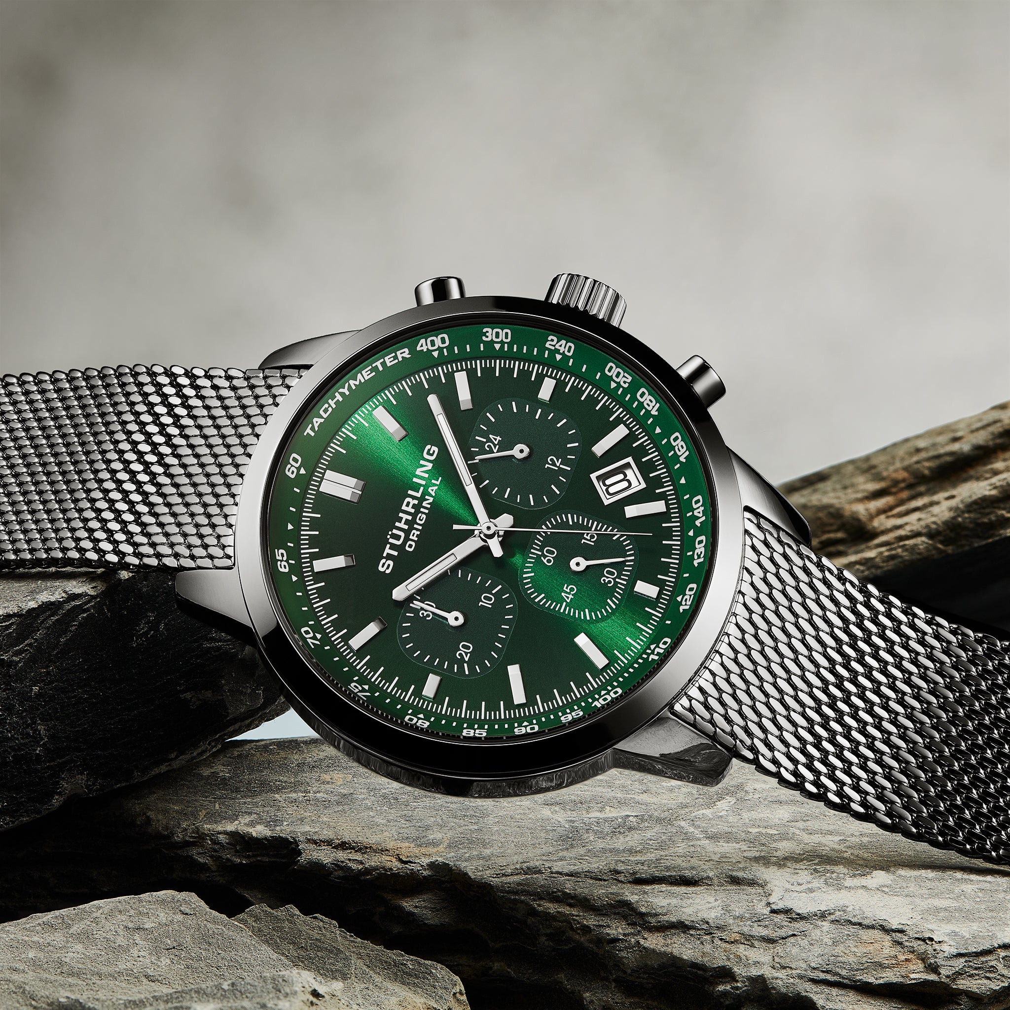 Stührling Chronoport 4082 Men's 44mm