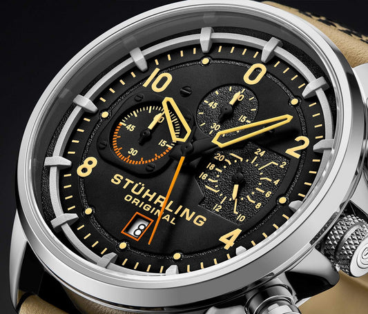 Volda 929 Aviator 45mm Quartz Watch