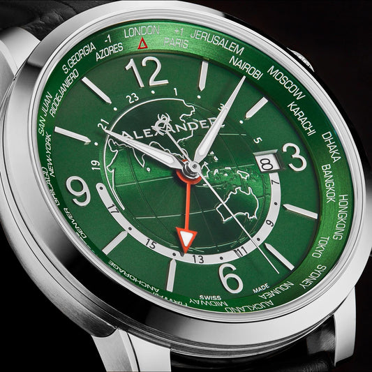 Green Swiss Made Journeyman A171A-04