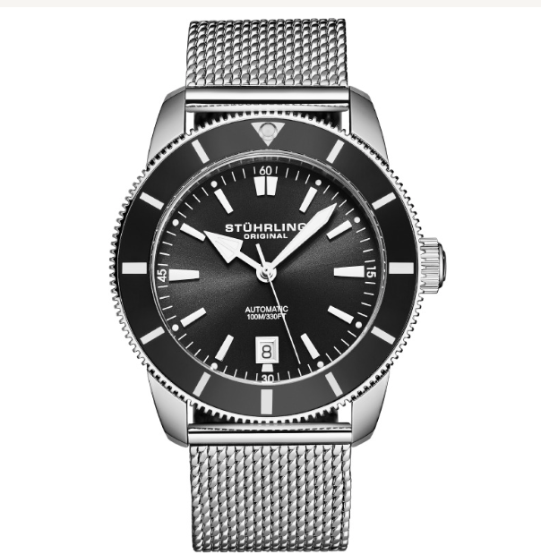 Stuhrling Marinier 4079 Automatic Dive Watch | Elegant Sporty