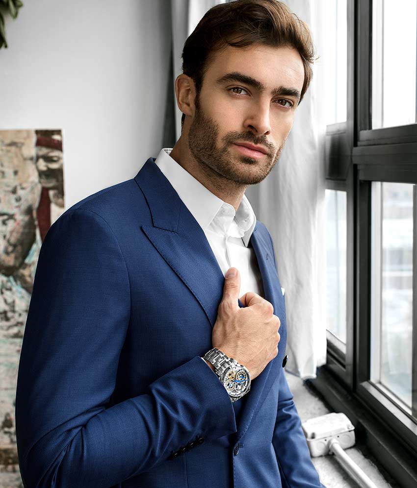 Luciano 371B Automatic 46mm Skeleton