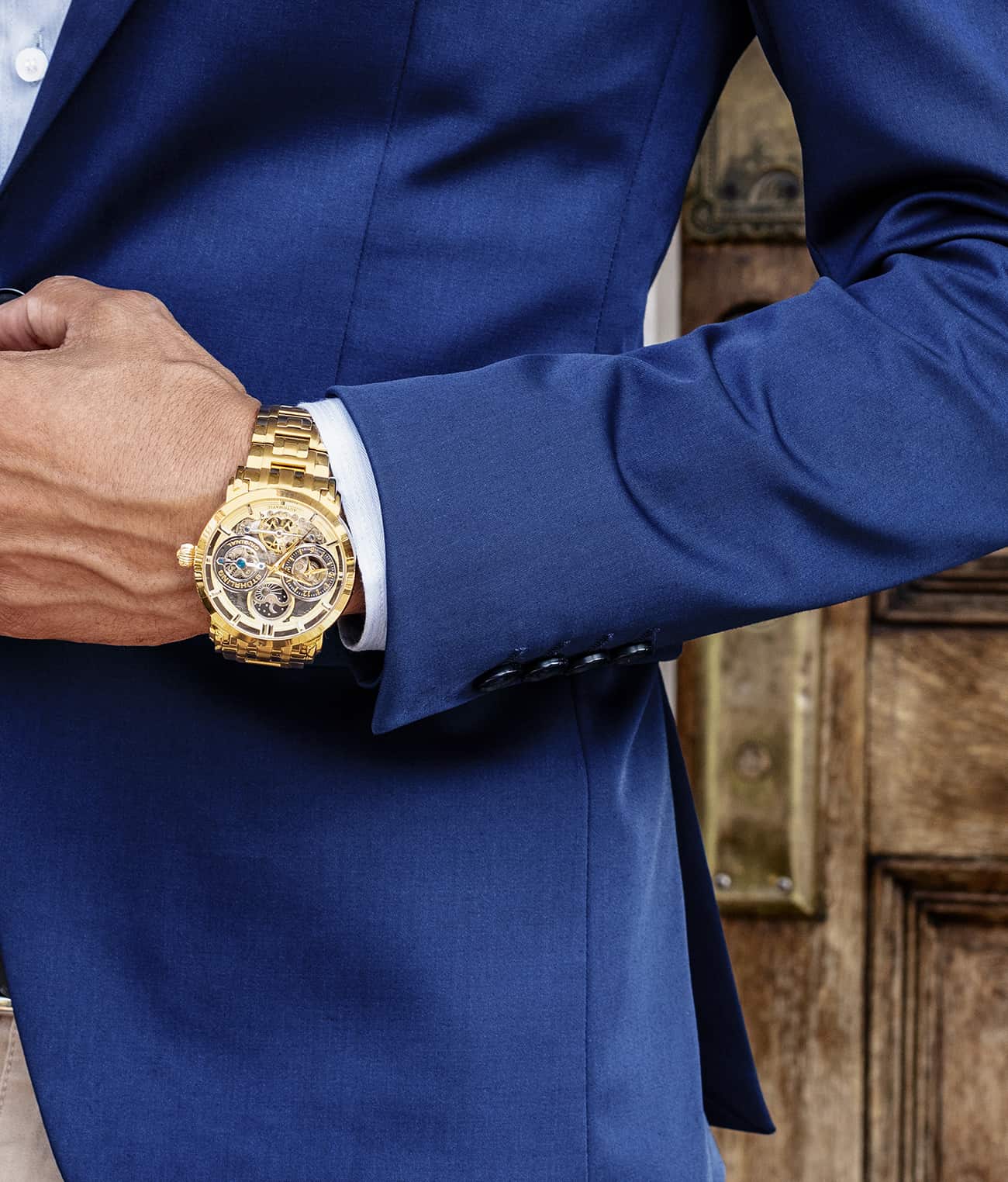 Luciano 371B Automatic 46mm Skeleton