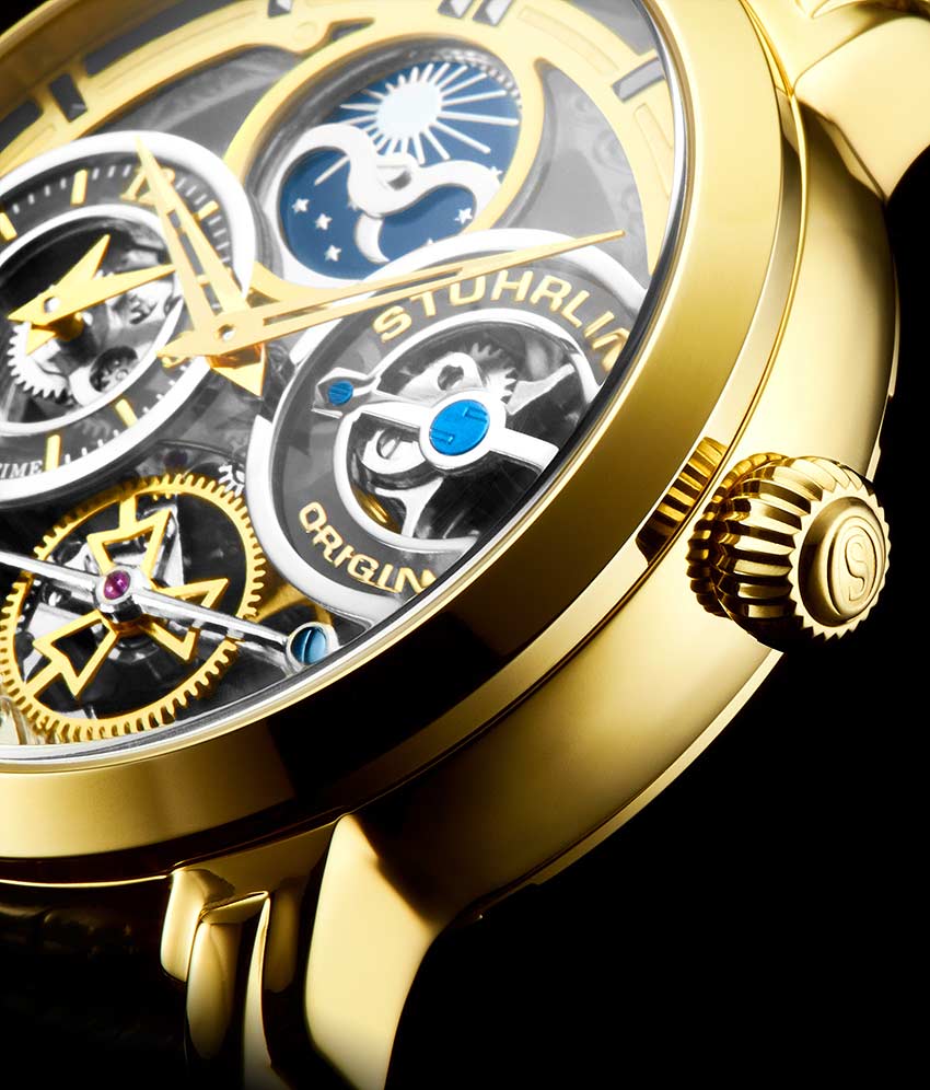 Luciano 371B Automatic 46mm Skeleton