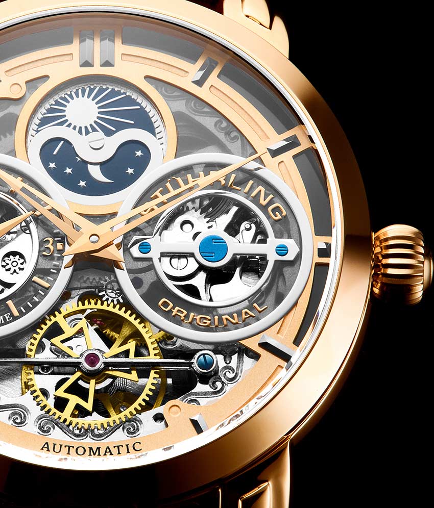 Luciano 371B Automatic 46mm Skeleton