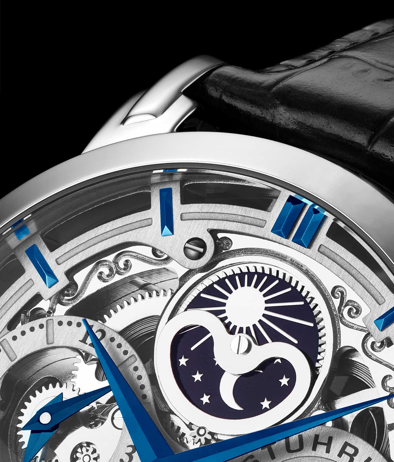 Anatol Dual Time 371 Automatic 46mm Skeleton