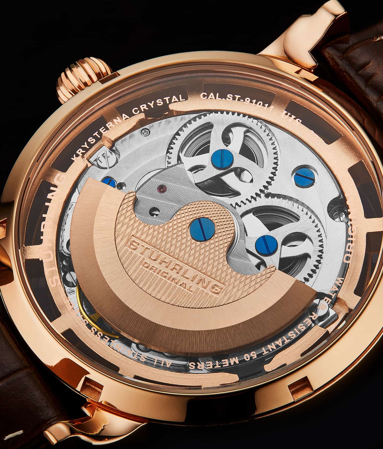 Anatol Dual Time 371 Automatic 46mm Skeleton