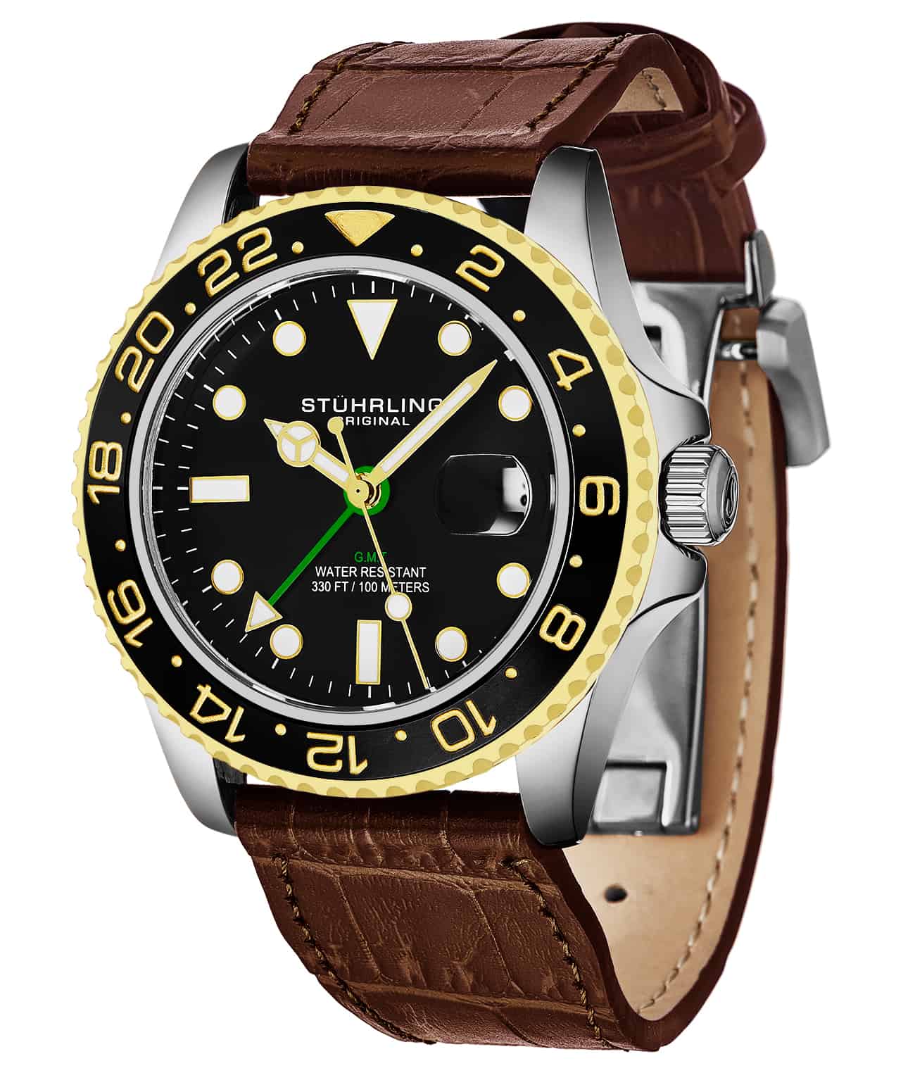 Meridian 3968L GMT Quartz 42mm Diver