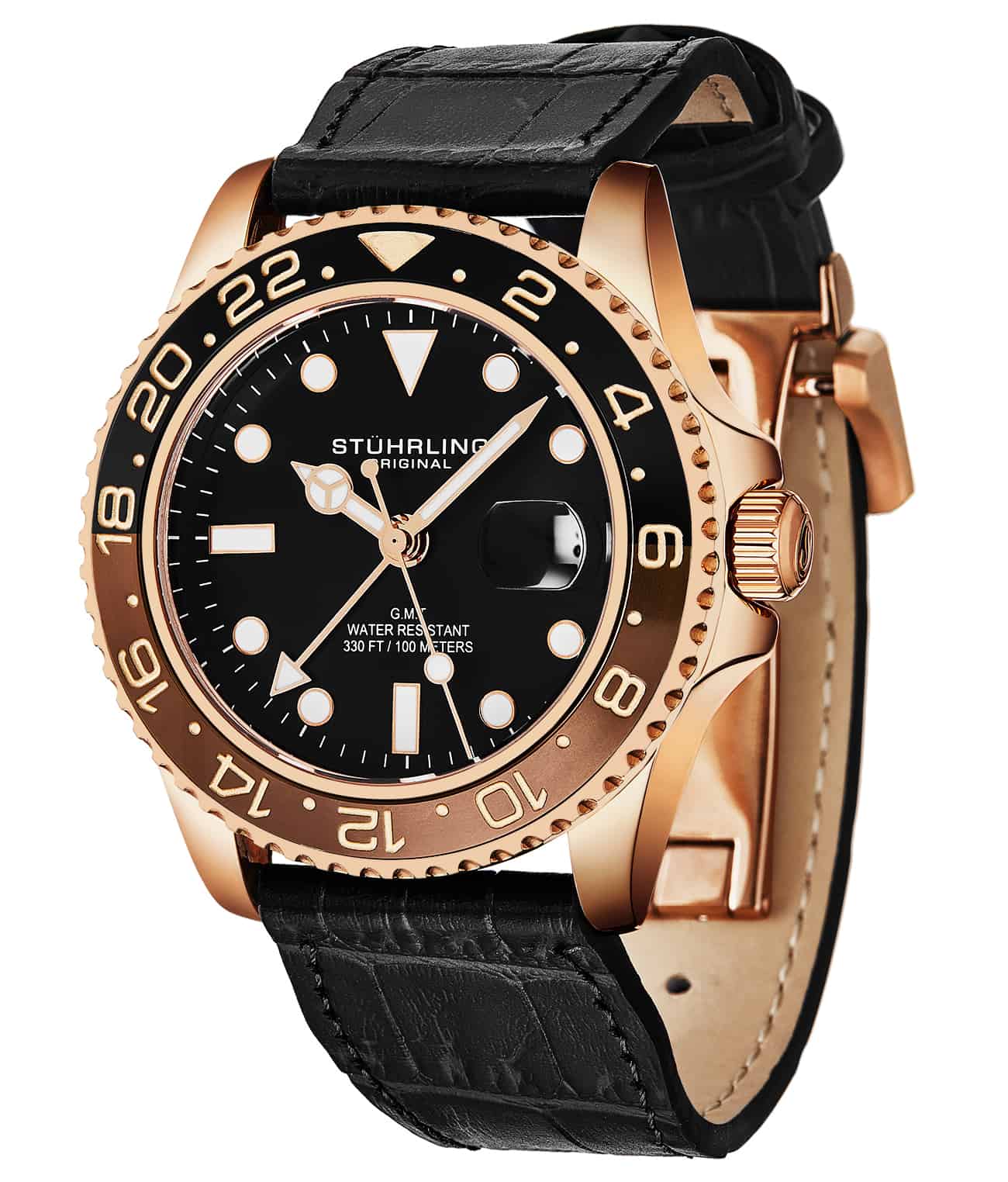 Meridian 3968L GMT Quartz 42mm Diver