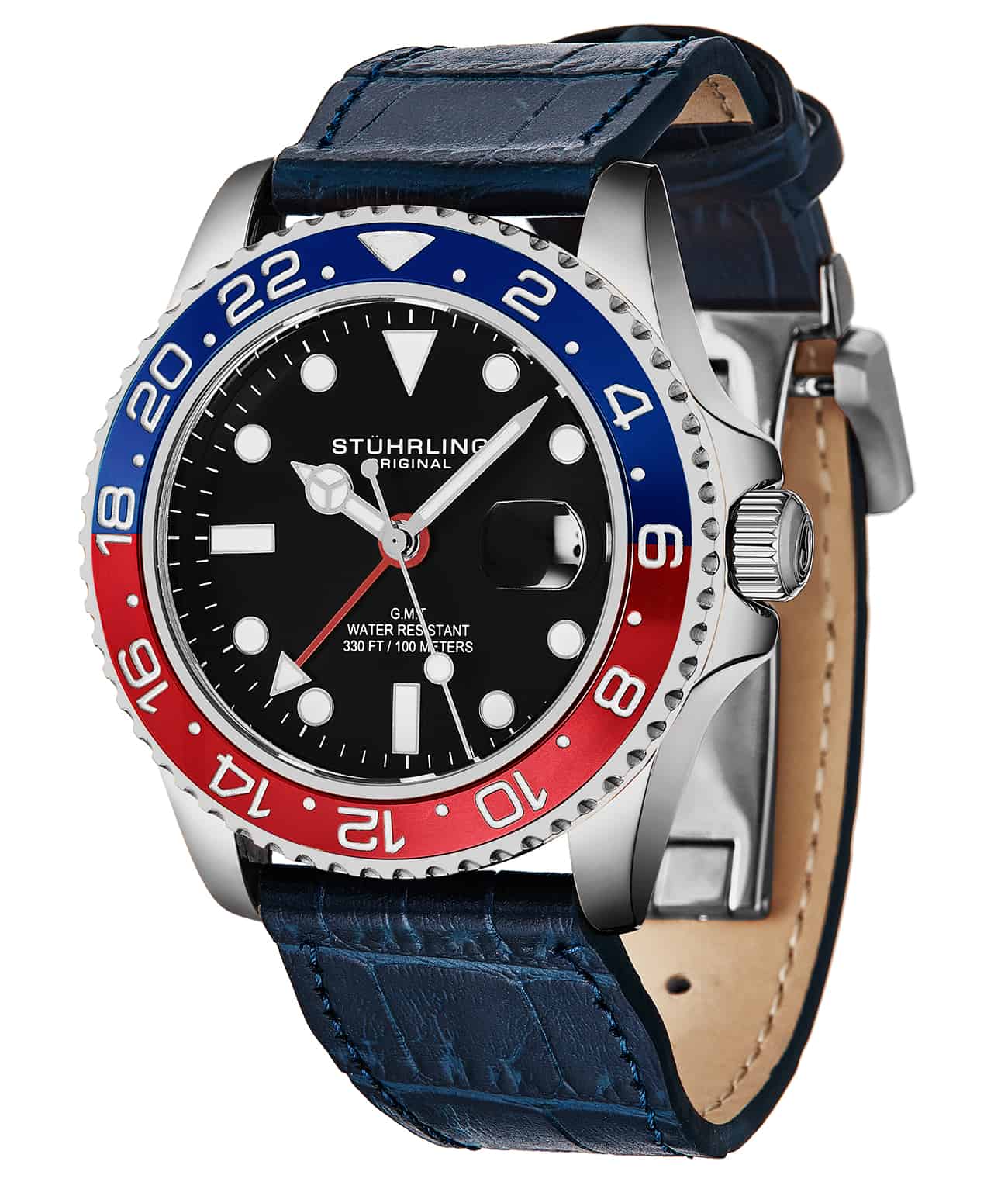 Meridian 3968L GMT Quartz 42mm Diver