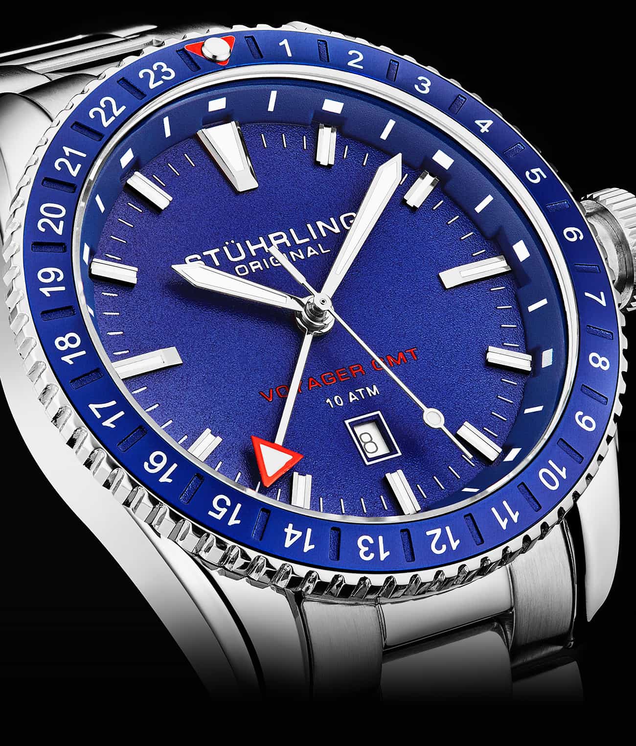 Voyager GMT 4017 Quartz GMT 42mm Diver