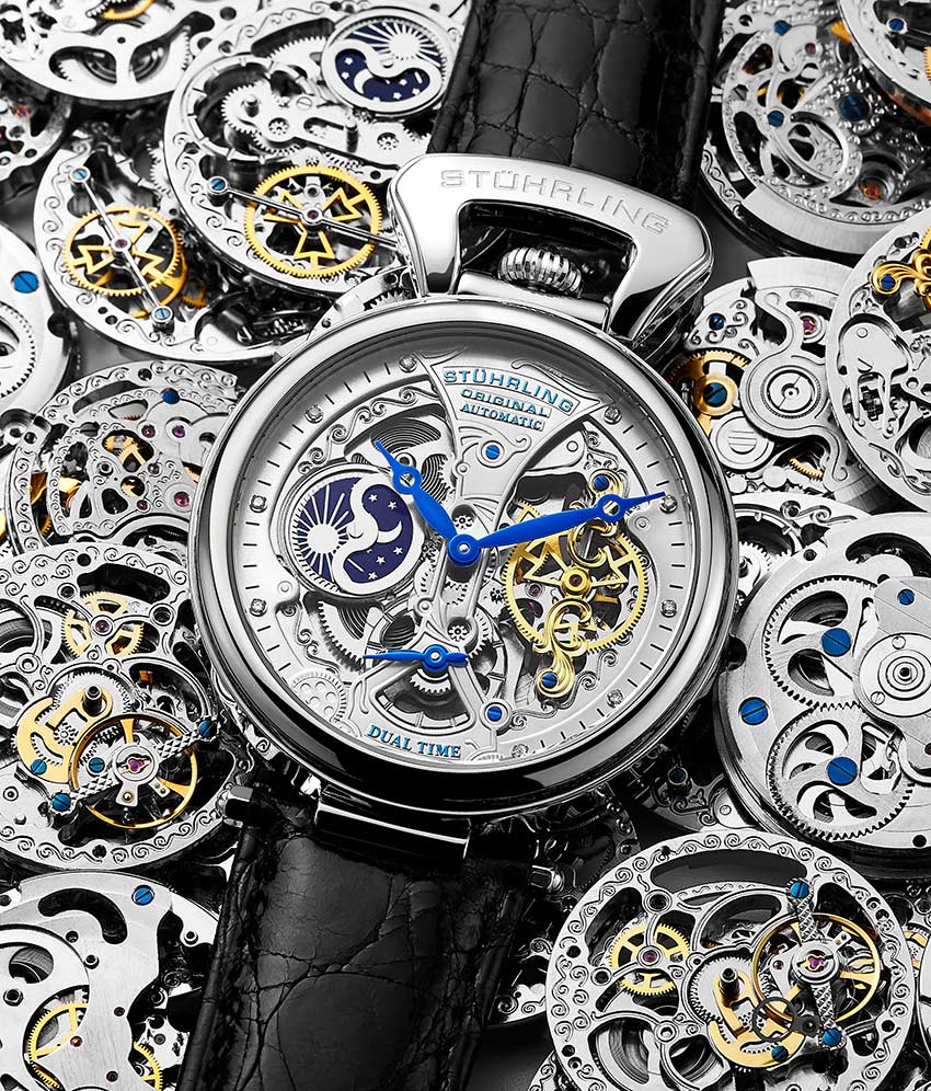 Silver Dial / Silver Case / Black Band