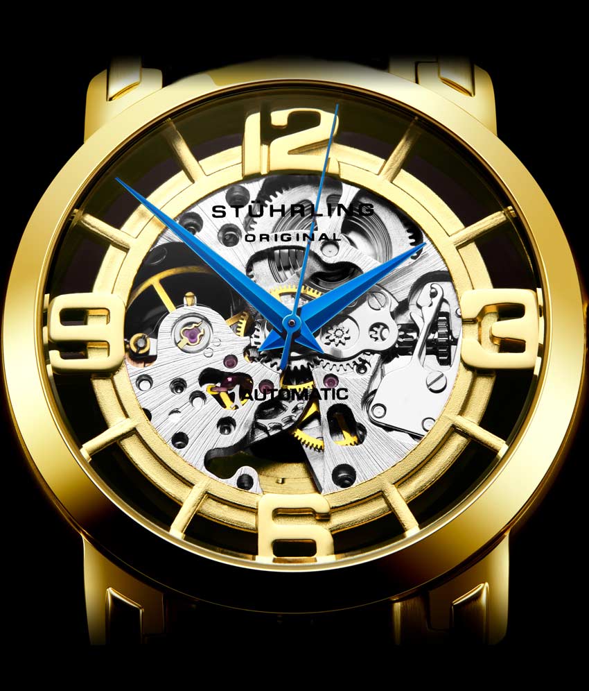 Gold Dial / Gold Case / Light Brown Leather Strap Gold Layered Tang Buckle