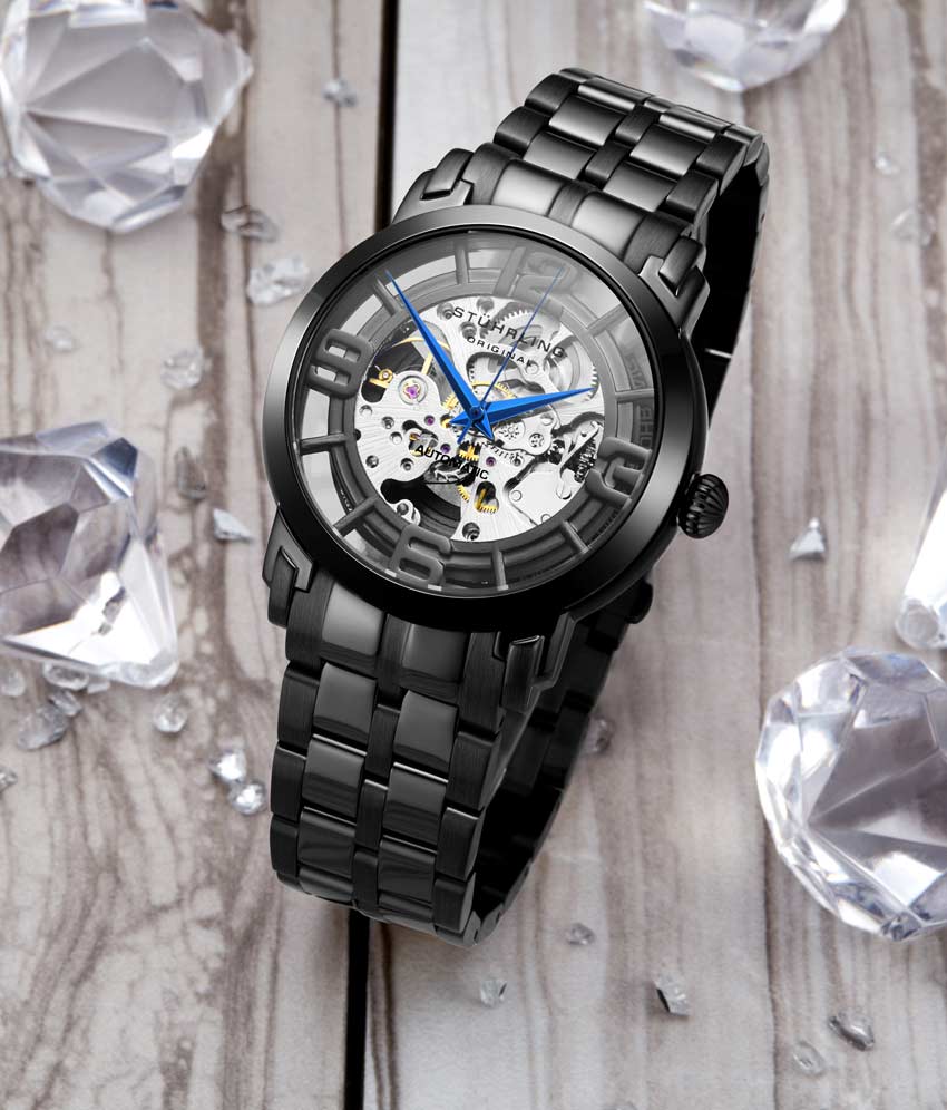 Black Dial / Black Case / Black Stainless Steel Bracelet Black Deployant Buckle