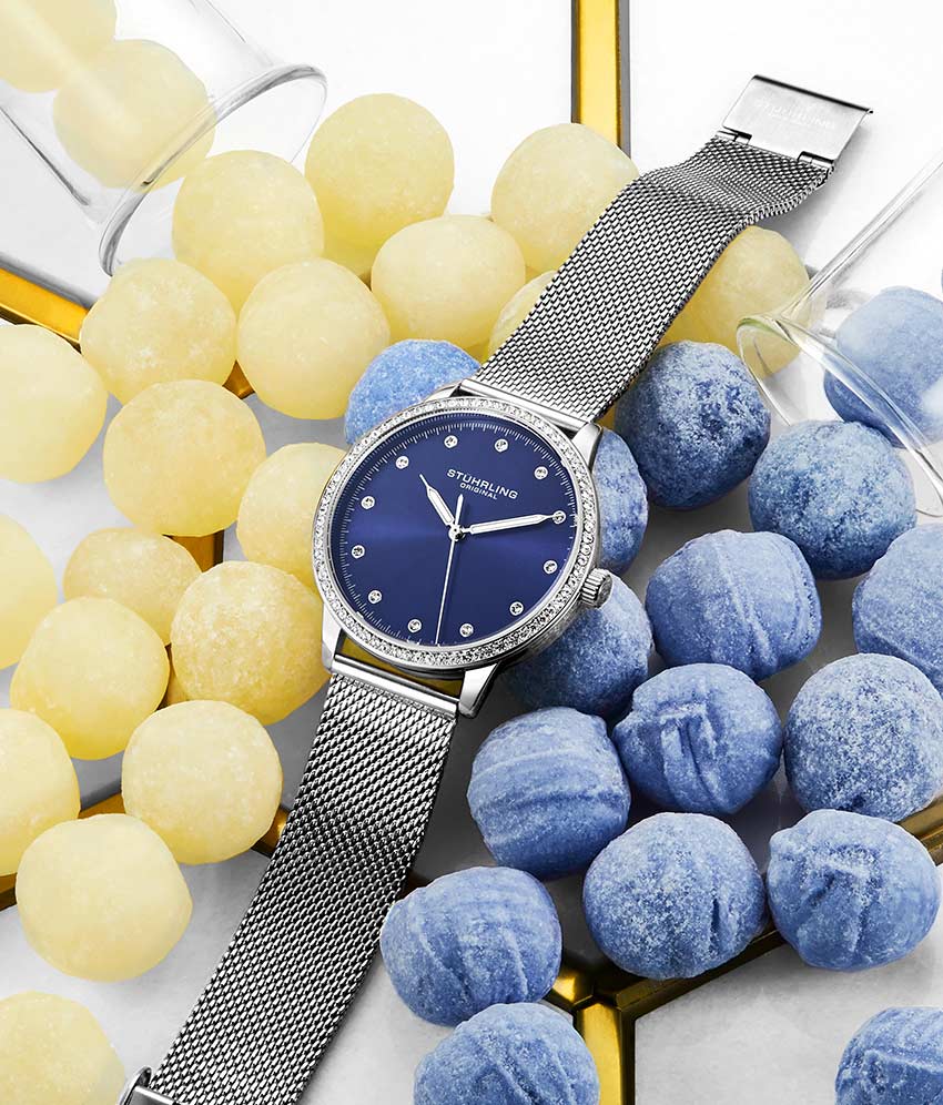 Blue Dial / Silver Case / Silver Band