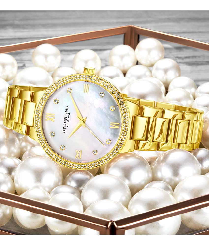 Silver Dial / Gold Case / Gold Band