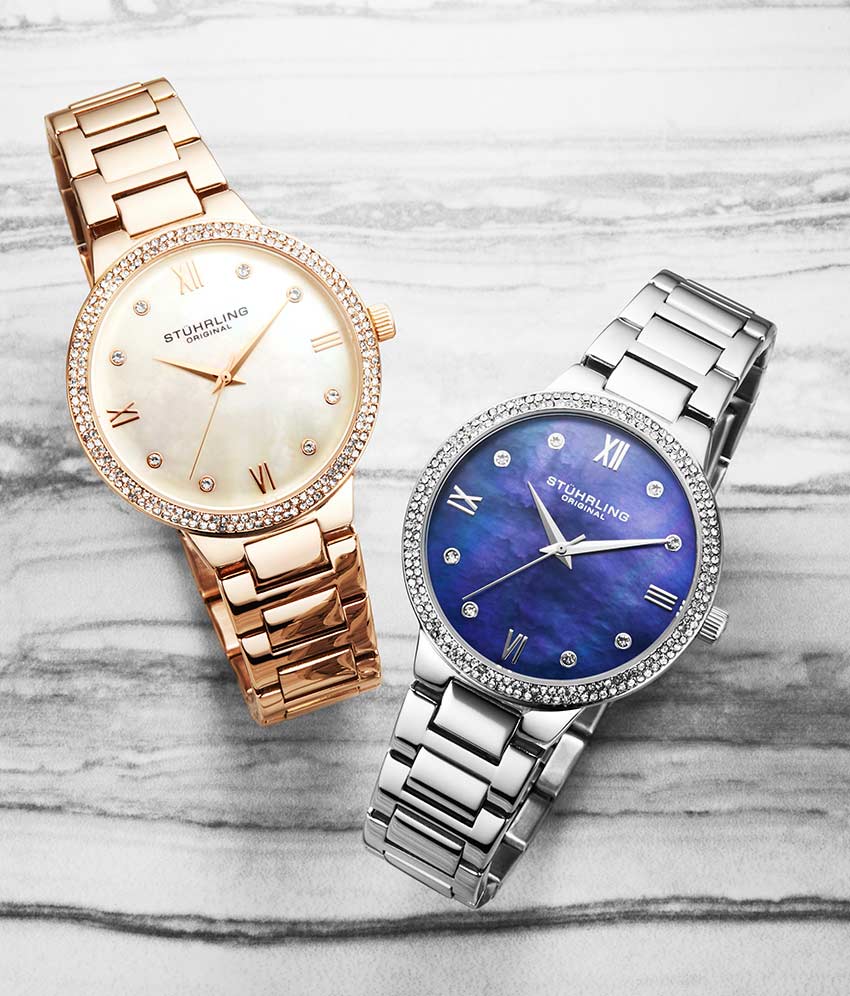 Silver Dial / Rose Case / Rose Band