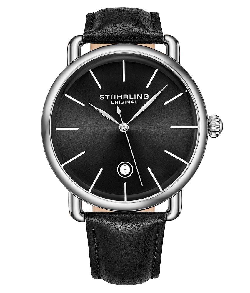 Black Dial / Silver Case / Black Band